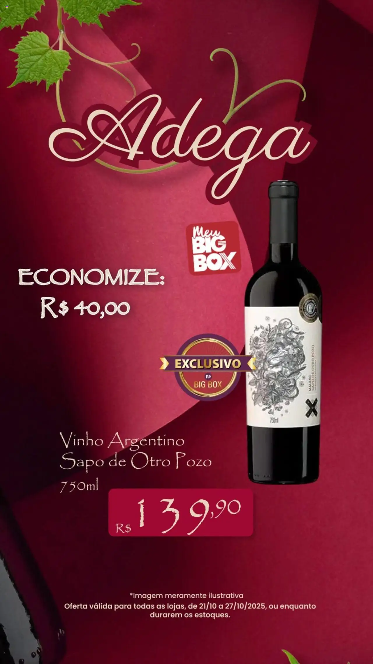 Big Box Folheto - válido de 21.10.2025 | Página: 2 | Produtos: Vinho