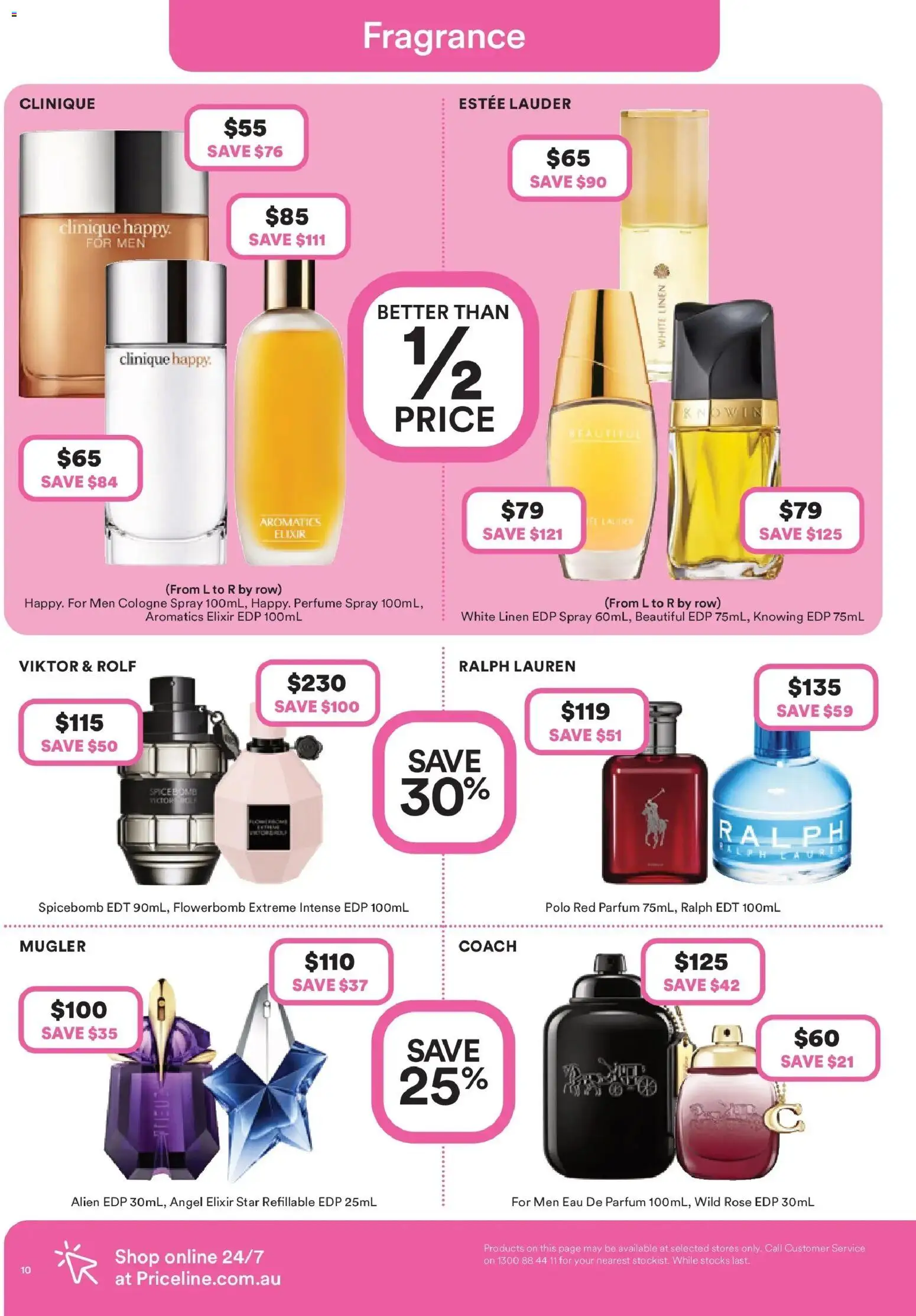 Priceline Pharmacy catalogue - valid from 22.01.2026 | Page: 10 | Products: Perfume, Fragrance, Linen, Cologne