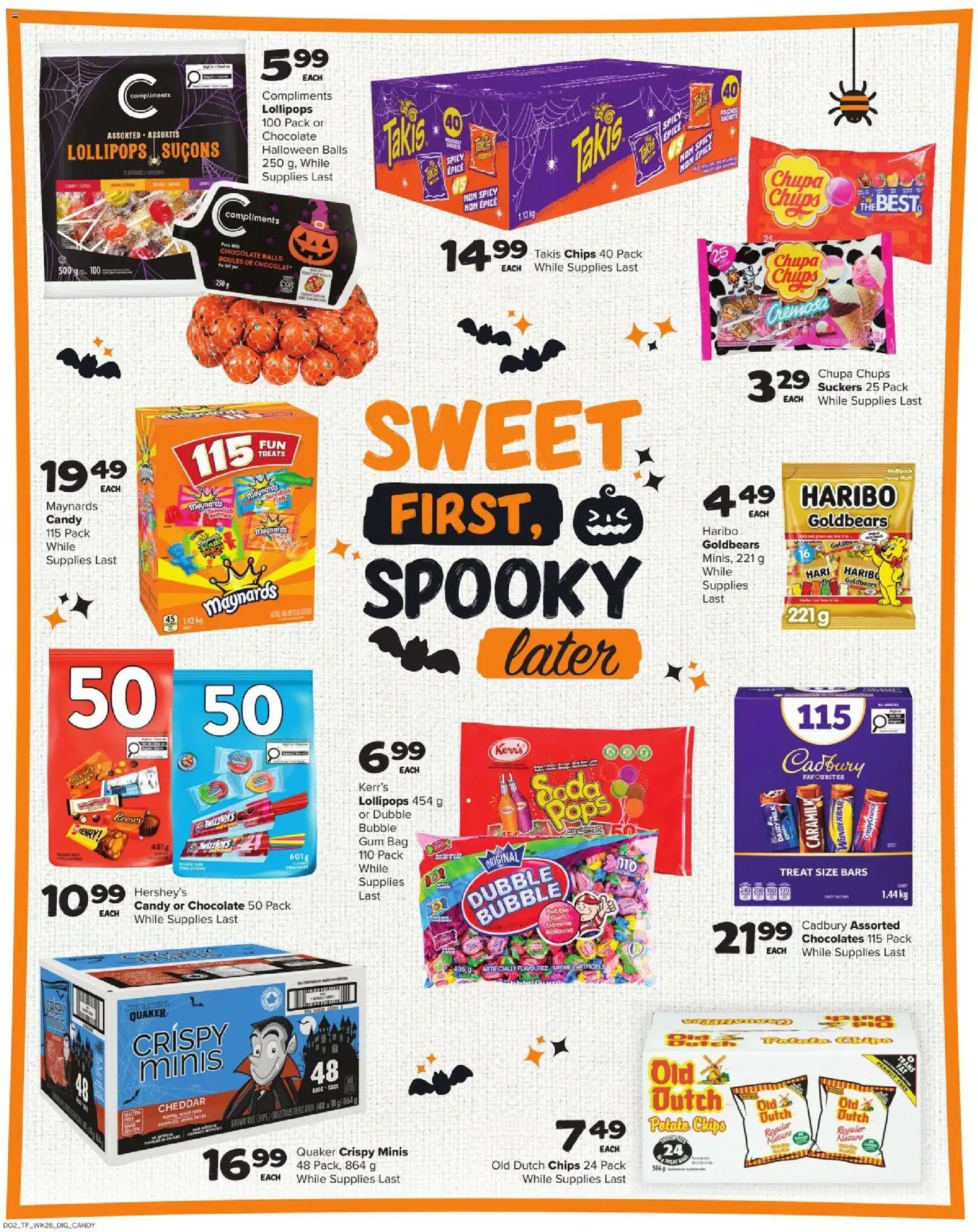 Thrifty Foods flyer valid from 23.10.2025 | Page: 9 | Products: Fish, Chips, Bag, Chocolate