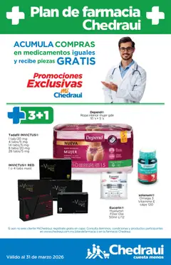 Vista previa de Chedraui folleto Plan de farmacia, nuevo folleto de la tienda, válido en México a partir del 12.02.2026