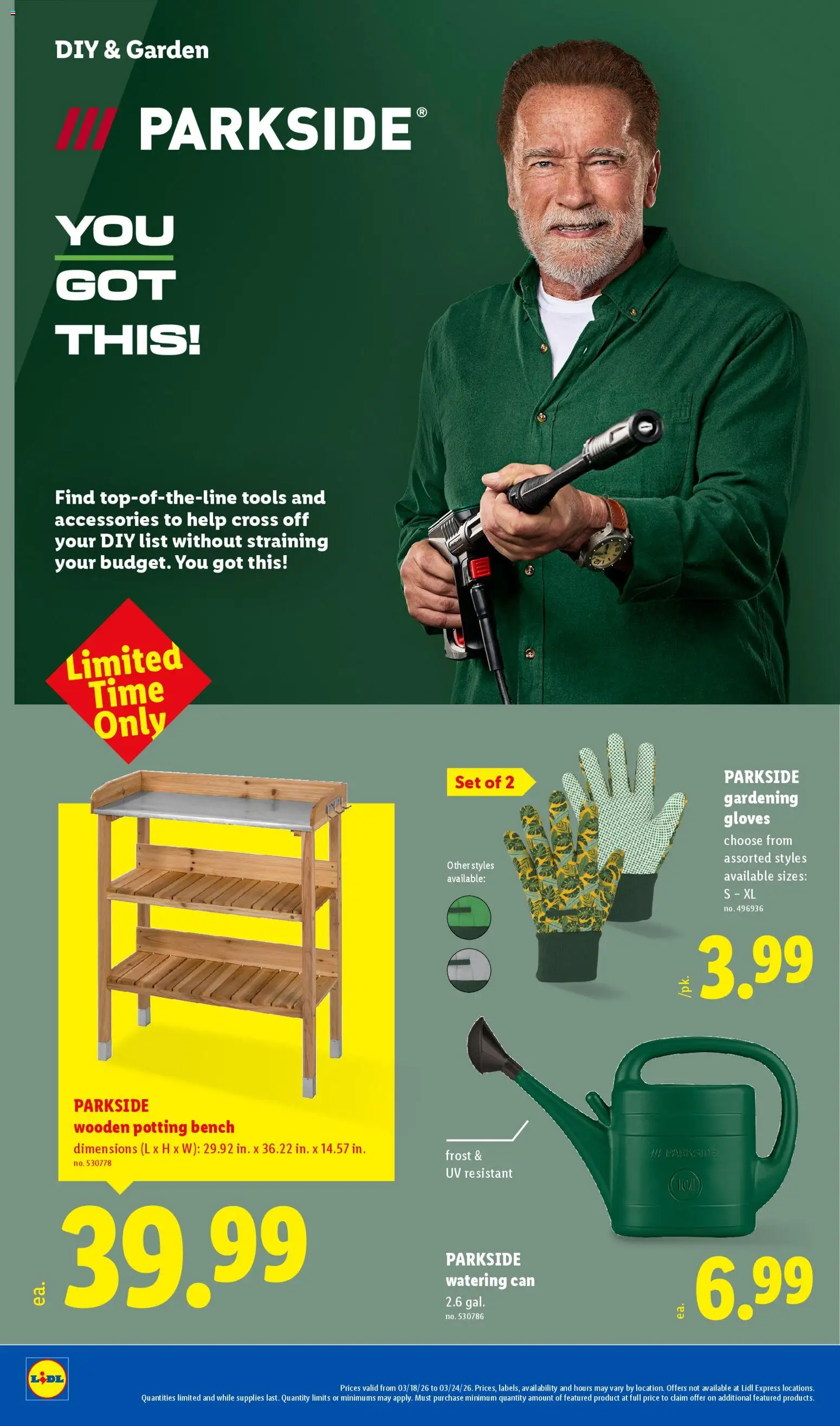Lidl Weekly Ad - valid from 18.03.2026 | Page: 28 | Products: Gloves