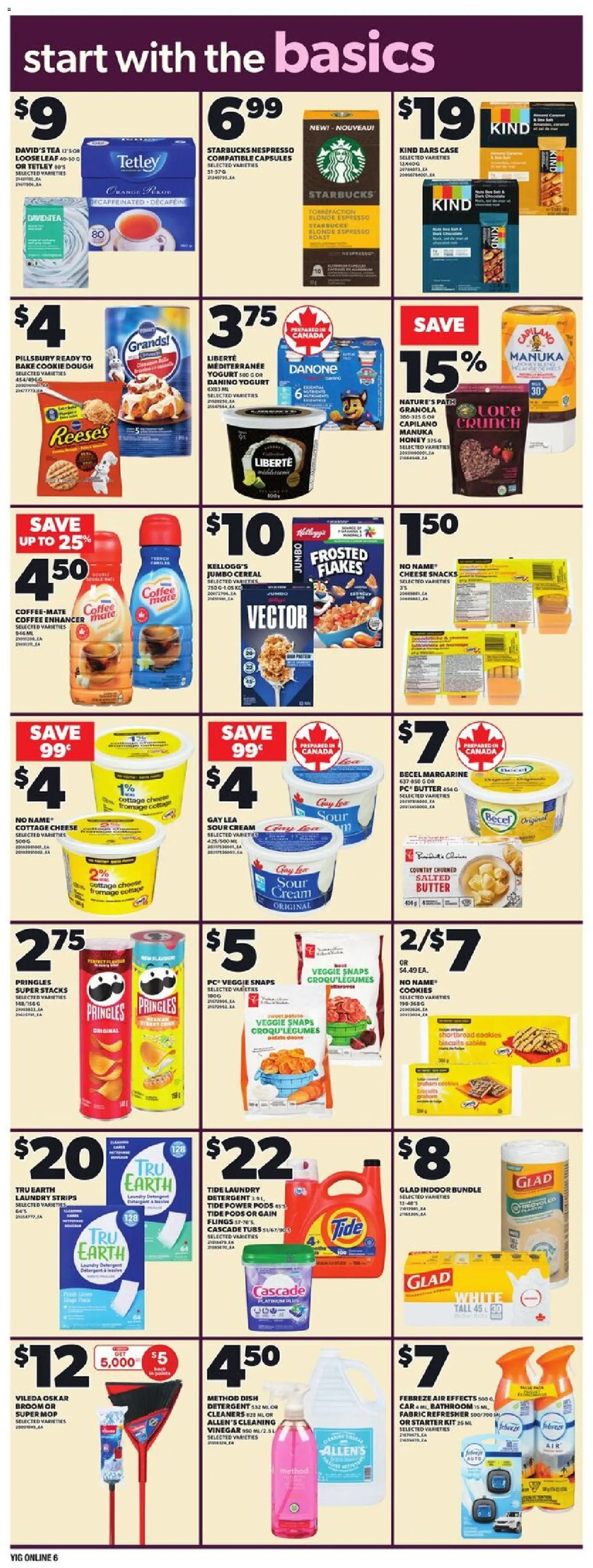 Independent Grocer flyer valid from 13.11.2025 | Page: 15 | Products: Sour cream, Cream, Cottage cheese, Detergent