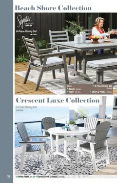 Preview of Menards weekly ads valid from 19.02.2025 | Page: 32 | Products: Table, Chair