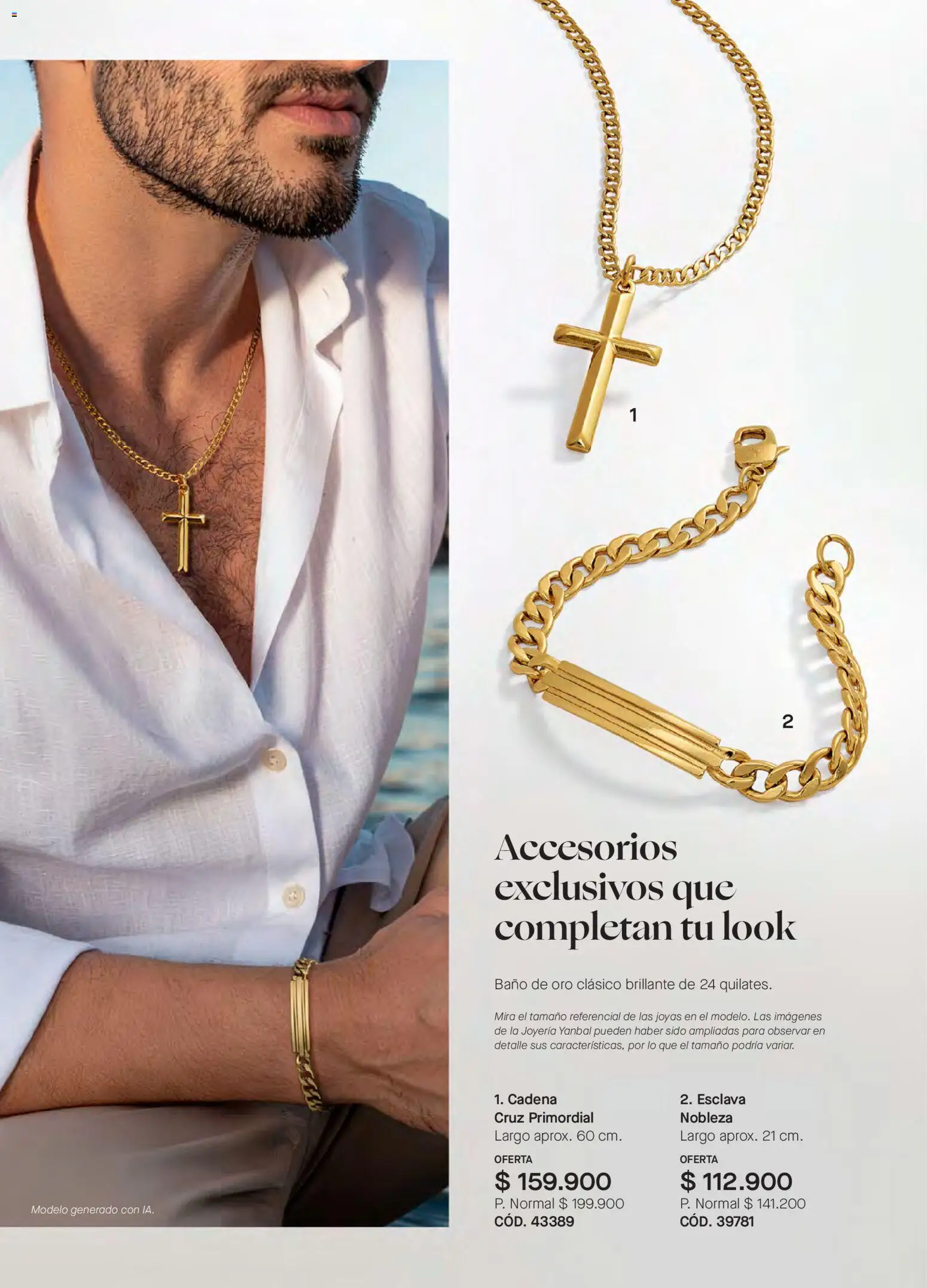 Yanbal revista - valida desde el 03.01.2026 | Página: 124 | Productos: Esclava, Cadena, Baño