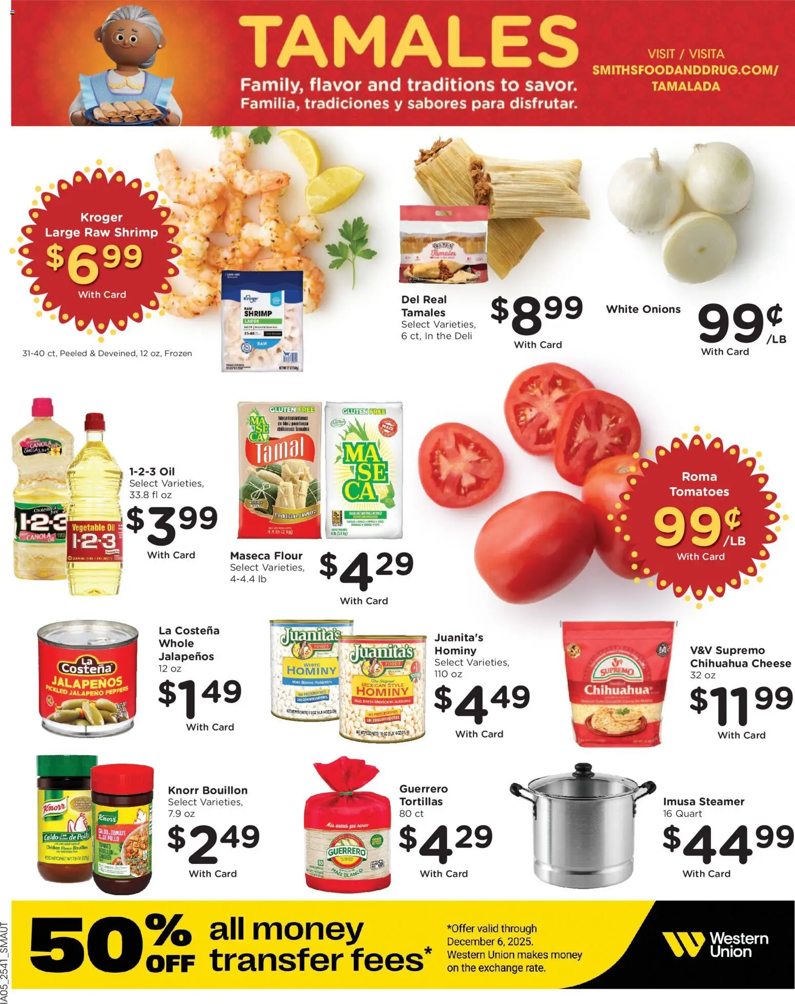Smith's Weekly Ad - ID - valid from 12.11.2025 | Page: 14 | Products: Peppers, Oil, Tomatoes, Steamer