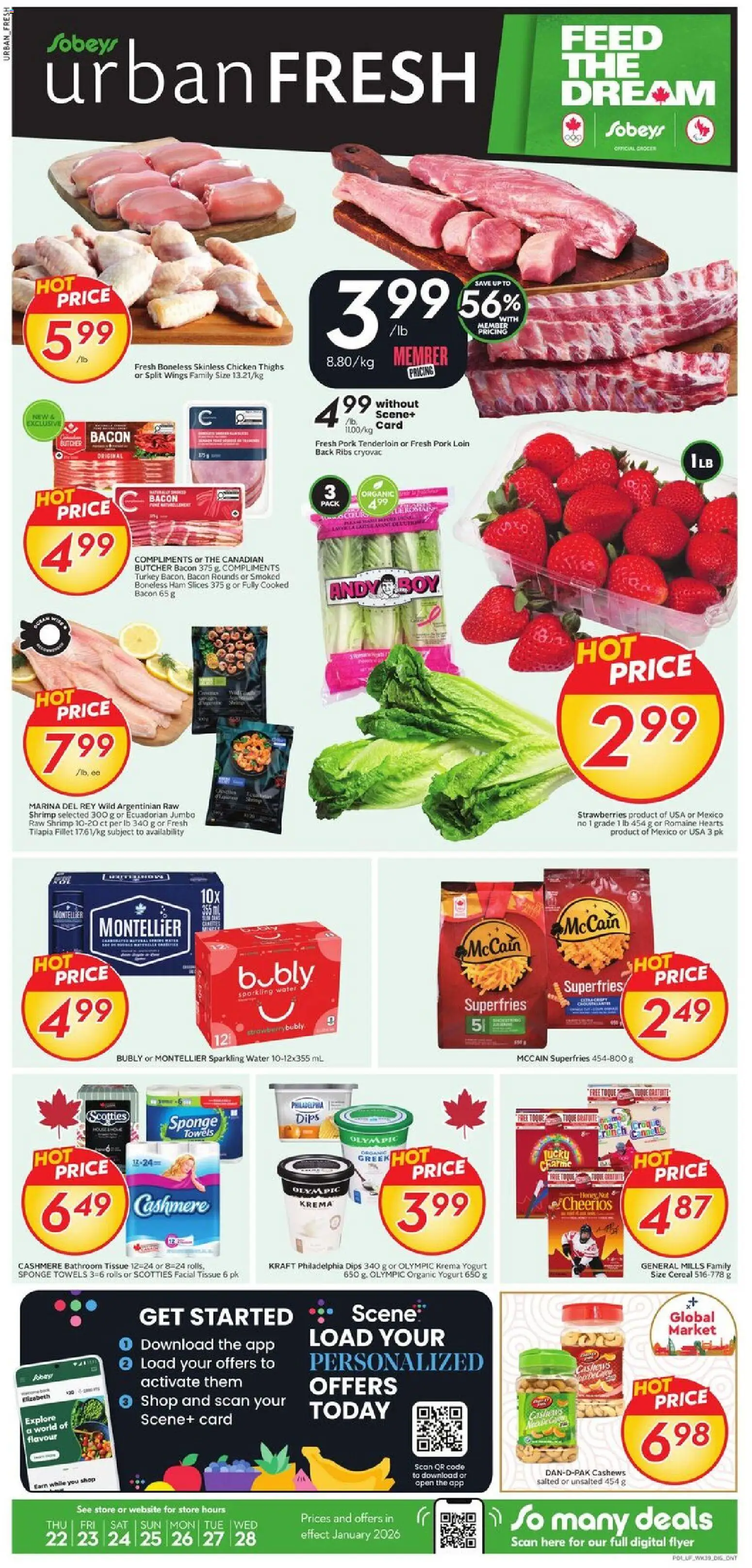 Sobeys flyer valid from 22.01.2026 | Page: 1