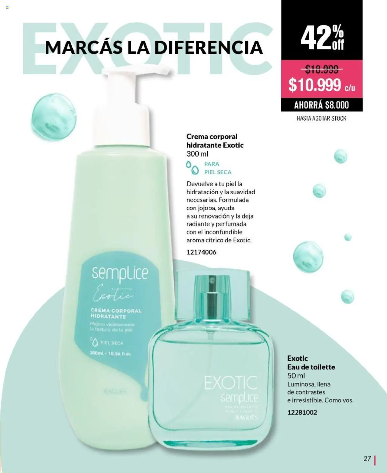 Bagués catálogo │ válido desde el 01.06.2025 | Página: 27 | Productos: Eau de toilette, Radiante, Crema