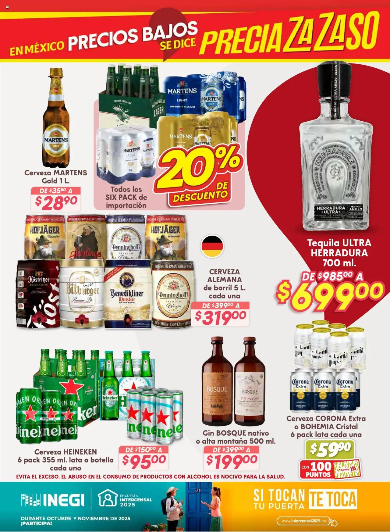 Nuevas ofertas de Soriana válidas en toda la República Mexicana desde el 14.08.2025. ¡Encuentra las mejores ofertas en Soriana - Preciazazaso Híper: Valle de México! | Página: 16 | Productos: Gin, Tequila, Botella, Té