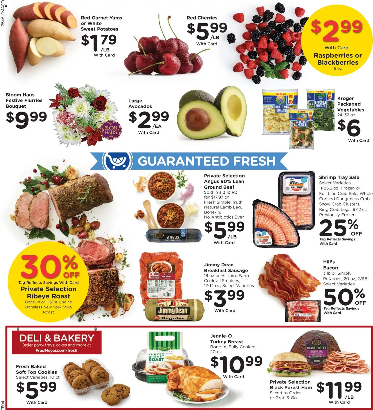 Fred Meyer Weekly Ad - valid from 17.12.2025 | Page: 13 | Products: Broccoli, Cherries, Potatoes, Vegetables