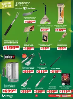 Vista previa de Soriana En México apoyamos con todo Súper, nuevo folleto de la tienda, válido en México a partir del 15.04.2026 | Página: 21 | Productos: Termómetro, Cepillo, Parrilla, Rejilla