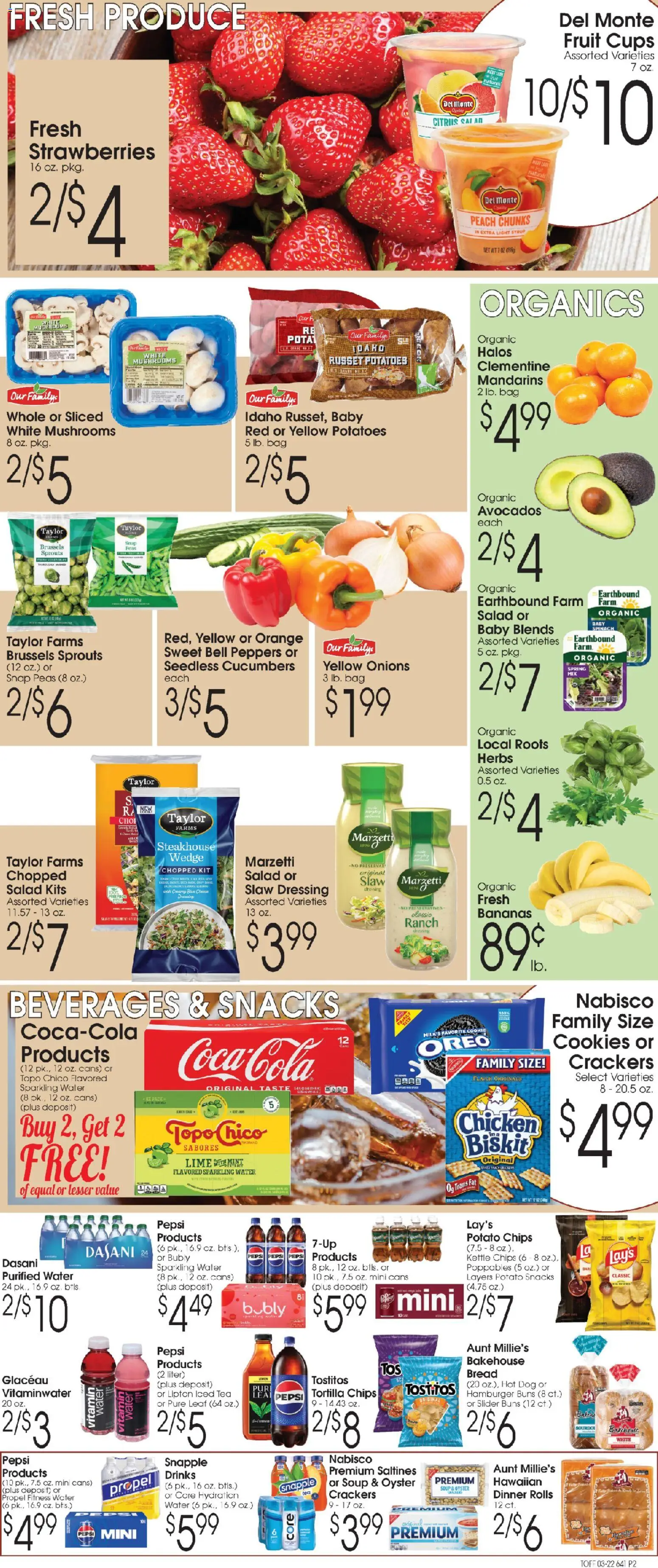 Family Fare Ad - valid from 22.03.2026 | Page: 2 | Products: Vitamin, Bread, Potatoes, Kettle