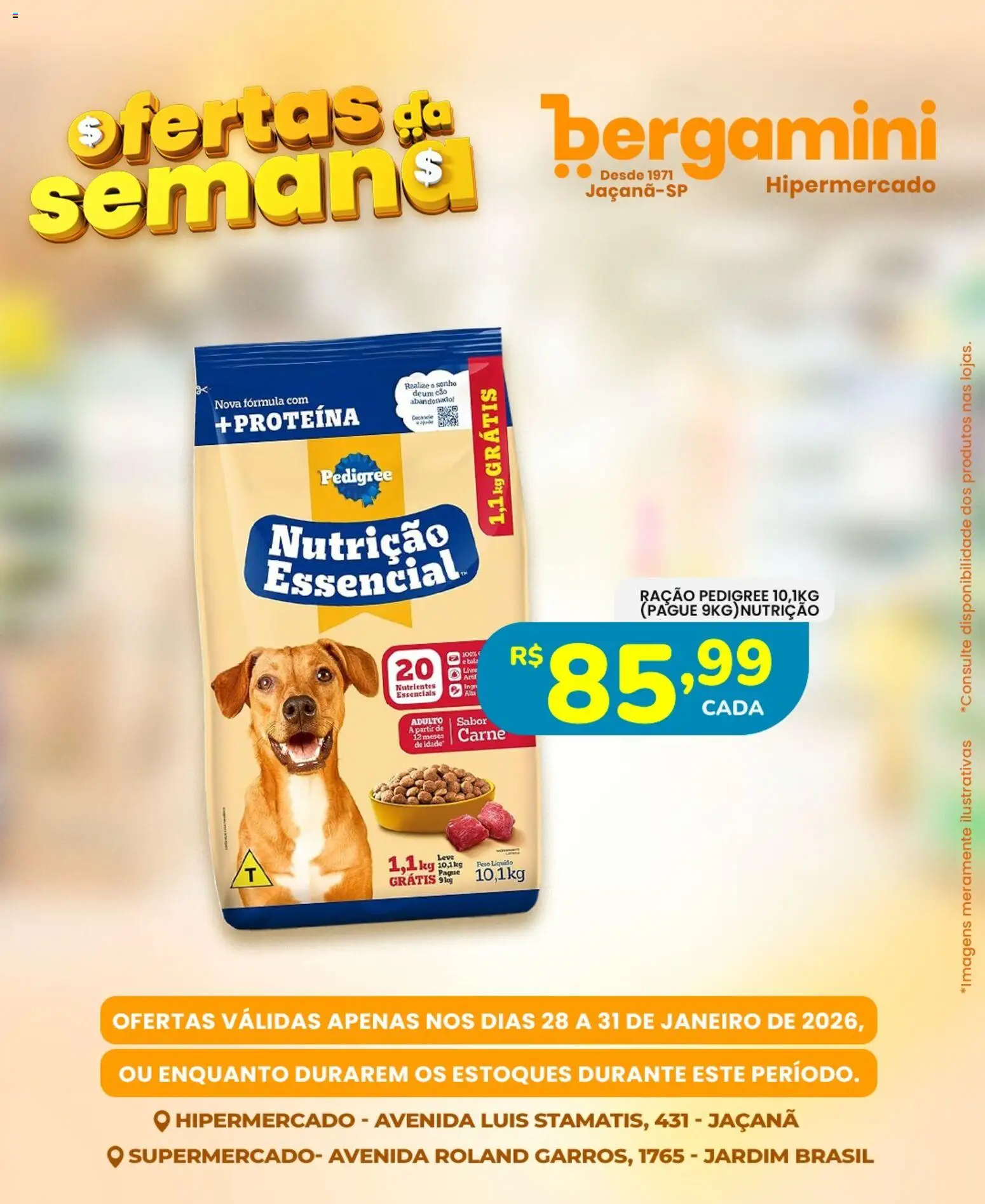Supermercado Bergamini Folheto - válido de 28.01.2026 | Página: 23 | Produtos: Carne