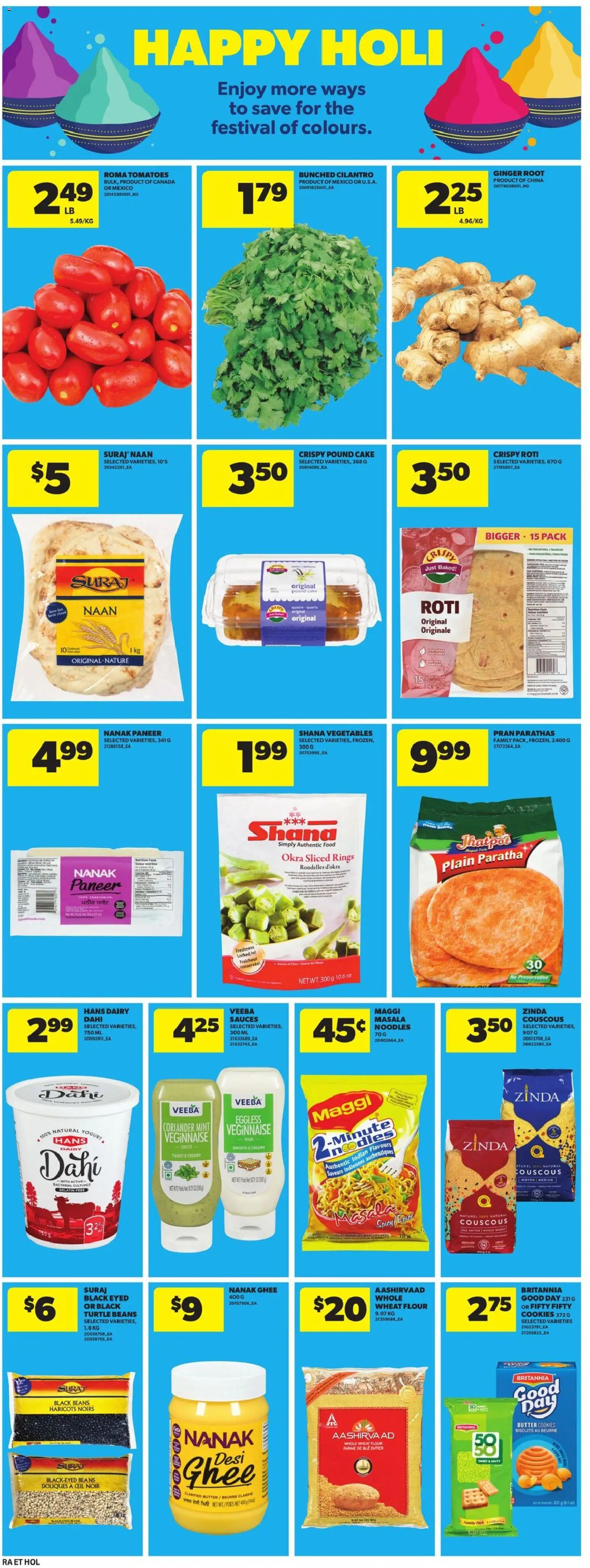 Atlantic Superstore flyer valid from 26.02.2026 | Page: 17 | Products: Noodles, Cookies, Yogurt, Tomatoes