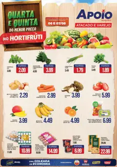 Apoio Mineiro - Ofertas Hortifruti - Pré-Visualização do folheto da loja Apoio Mineiro, válido de 06.08.2025