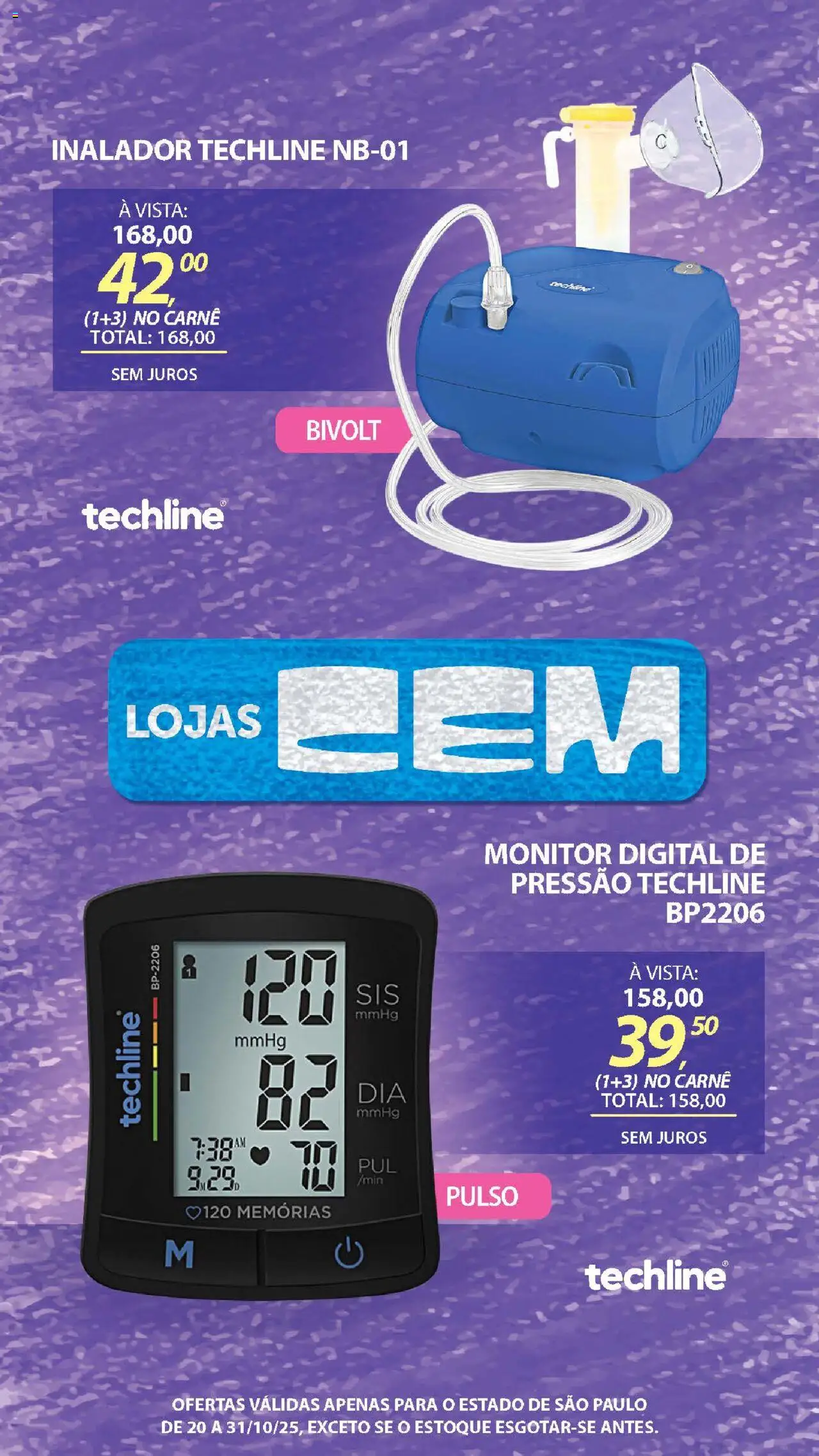 Lojas Cem Folheto - válido de 20.10.2025 | Página: 116 | Produtos: Carne, Monitor