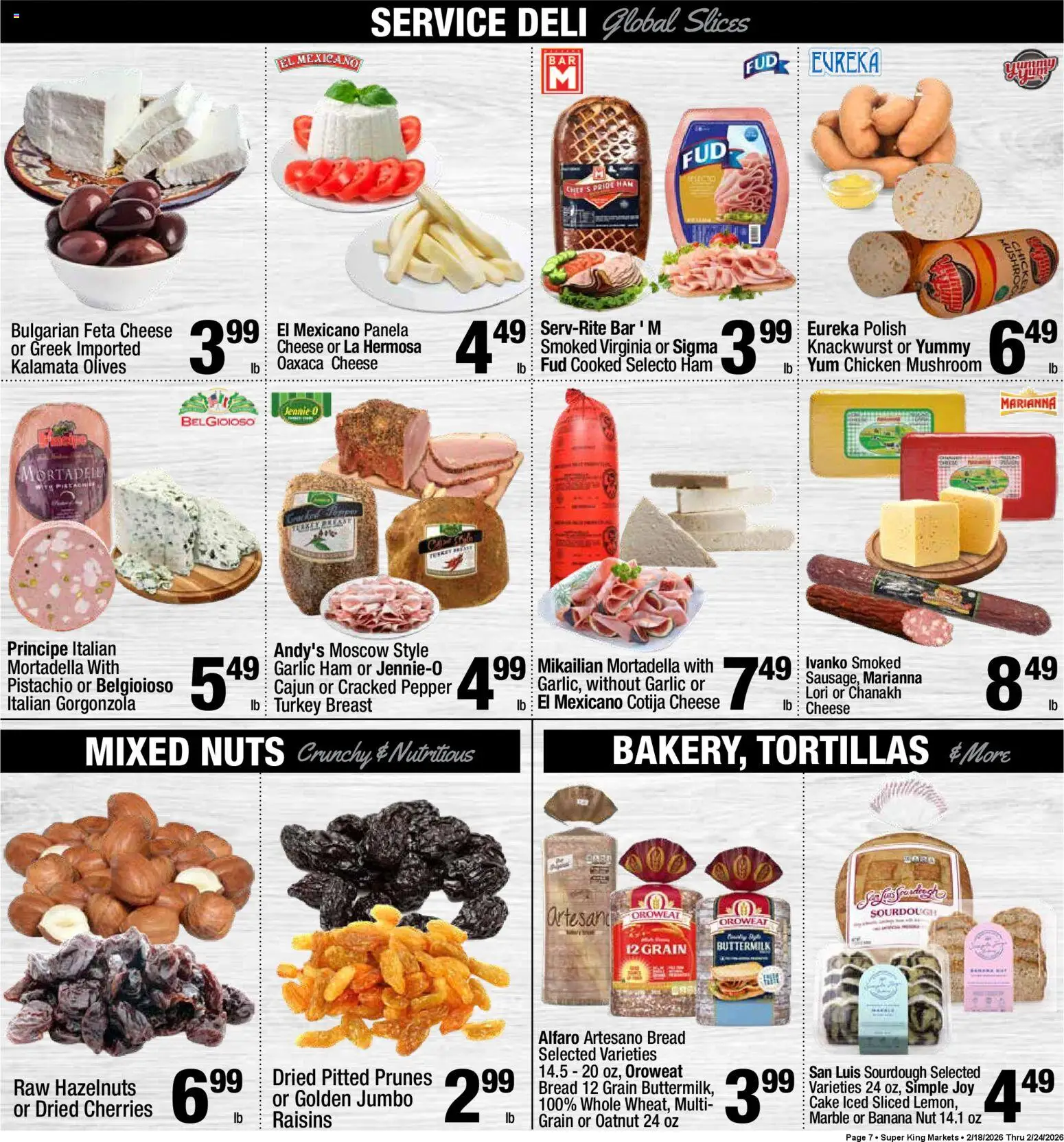 Super King - Weekly Ad - valid from 25.02.2026 | Page: 10 | Products: Cherries, Bread, Nuts, Pepper