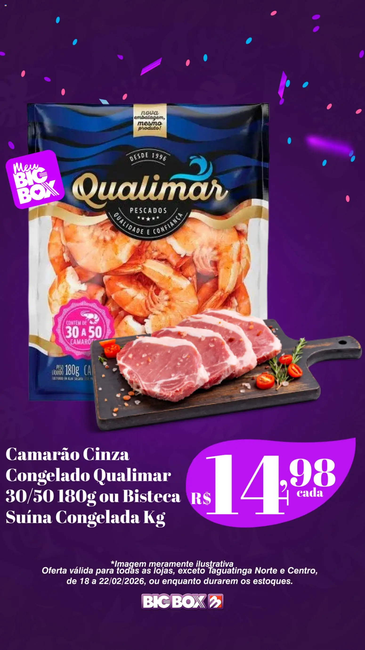 Big Box Folheto - válido de 18.02.2026 | Página: 9 | Produtos: Camarão