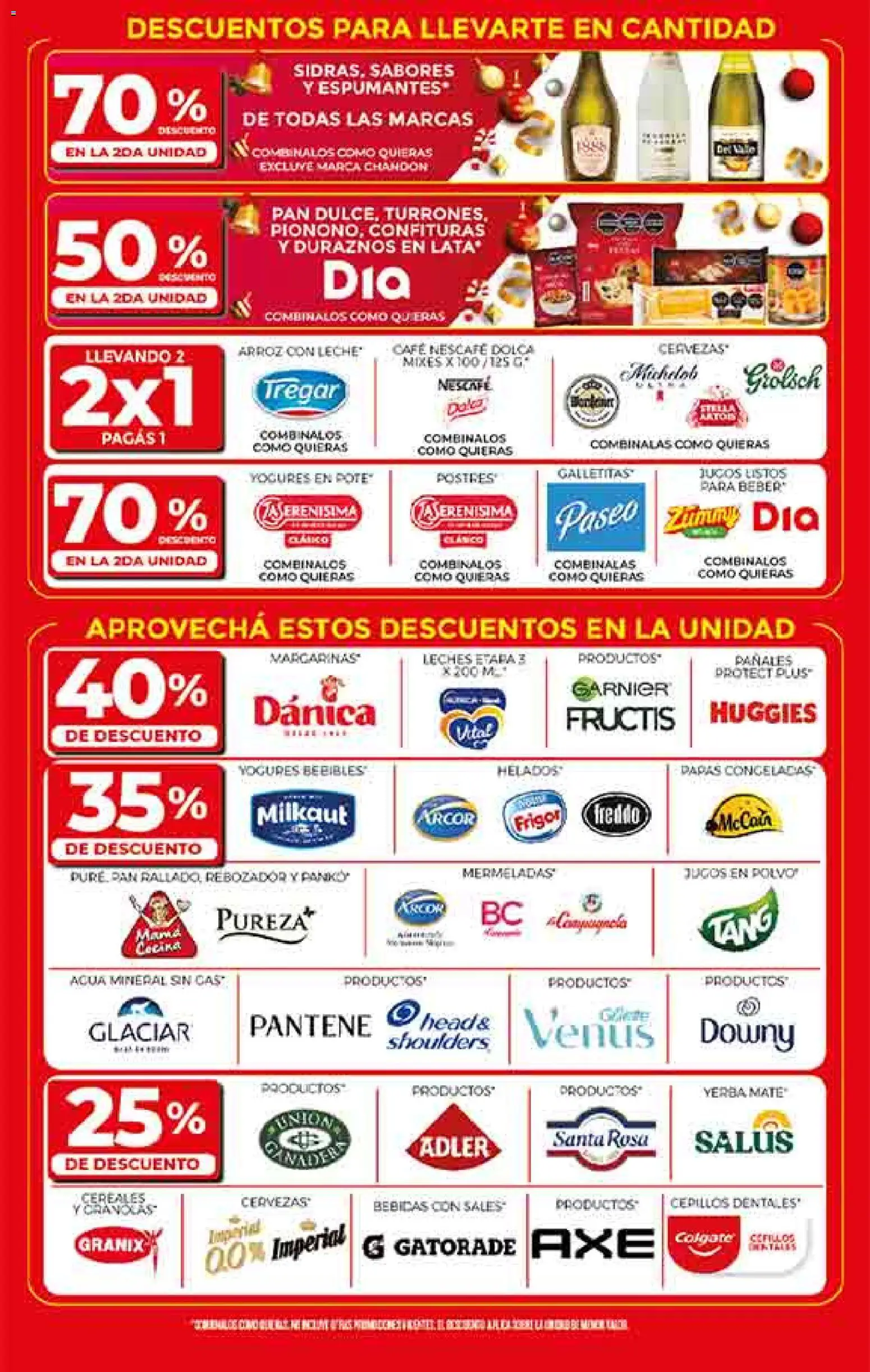 Supermercado DIA Ofertas │ válido desde el 19.11.2025 | Página: 2 | Productos: Galletitas, Yerba, Sales, Arroz