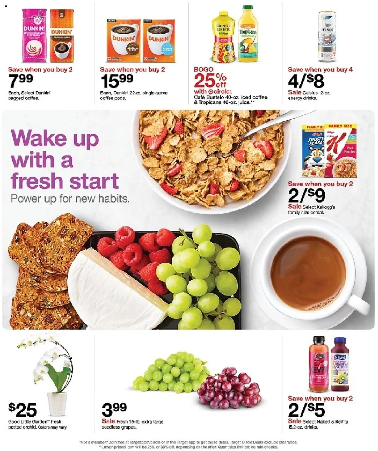 Target Weekly Ad - valid from 28.12.2025 | Page: 7 | Products: Coffee, Juice, Date