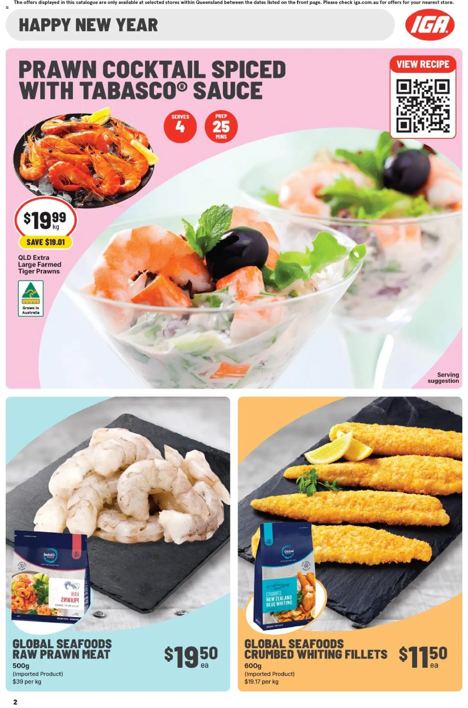 IGA catalogue - valid from 24.12.2025 | Page: 5 | Products: Meat, Prawns, Sauce