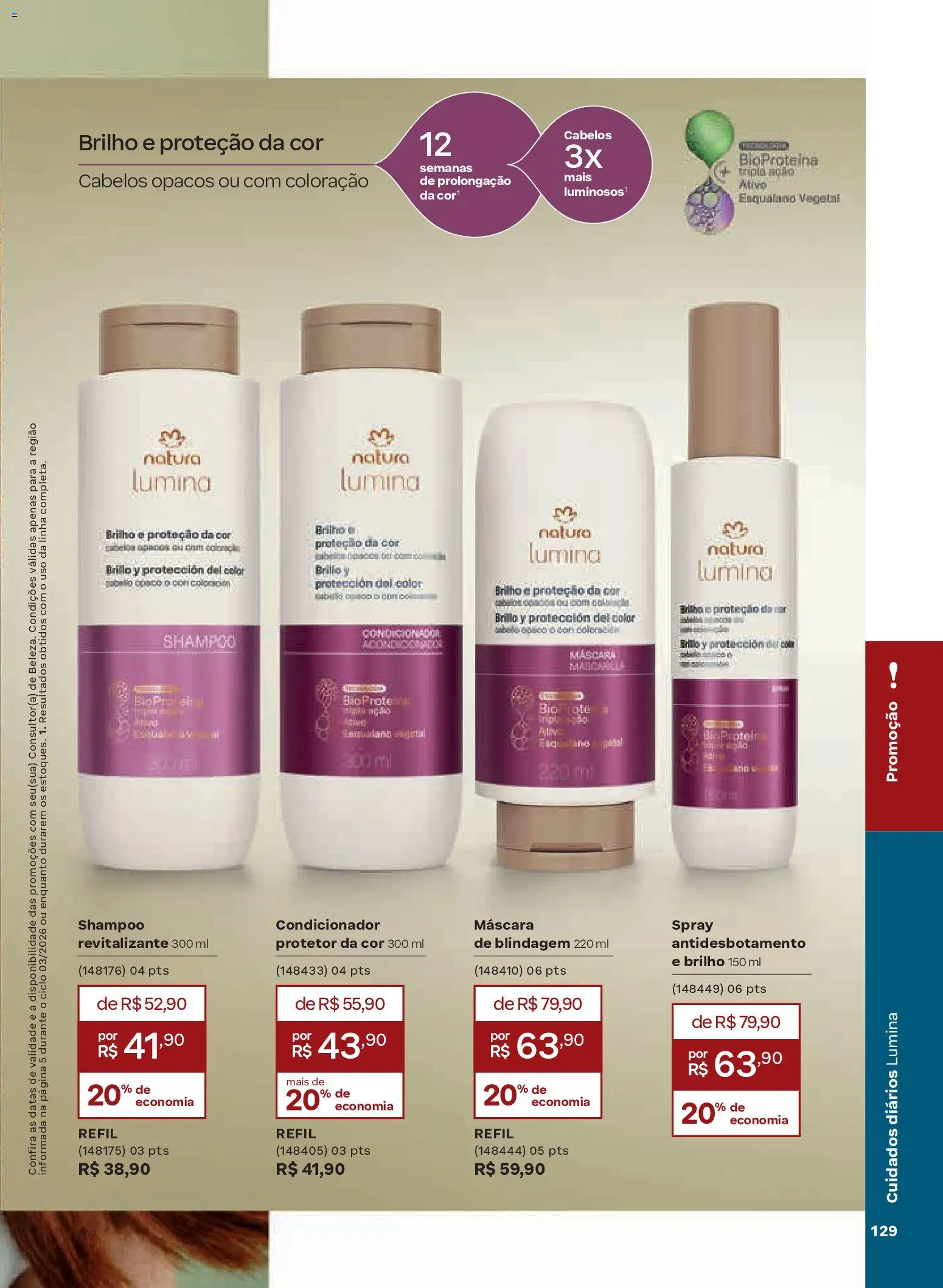 Natura Folheto - válido de 04.02.2026 | Página: 129 | Produtos: Shampoo, Condicionador