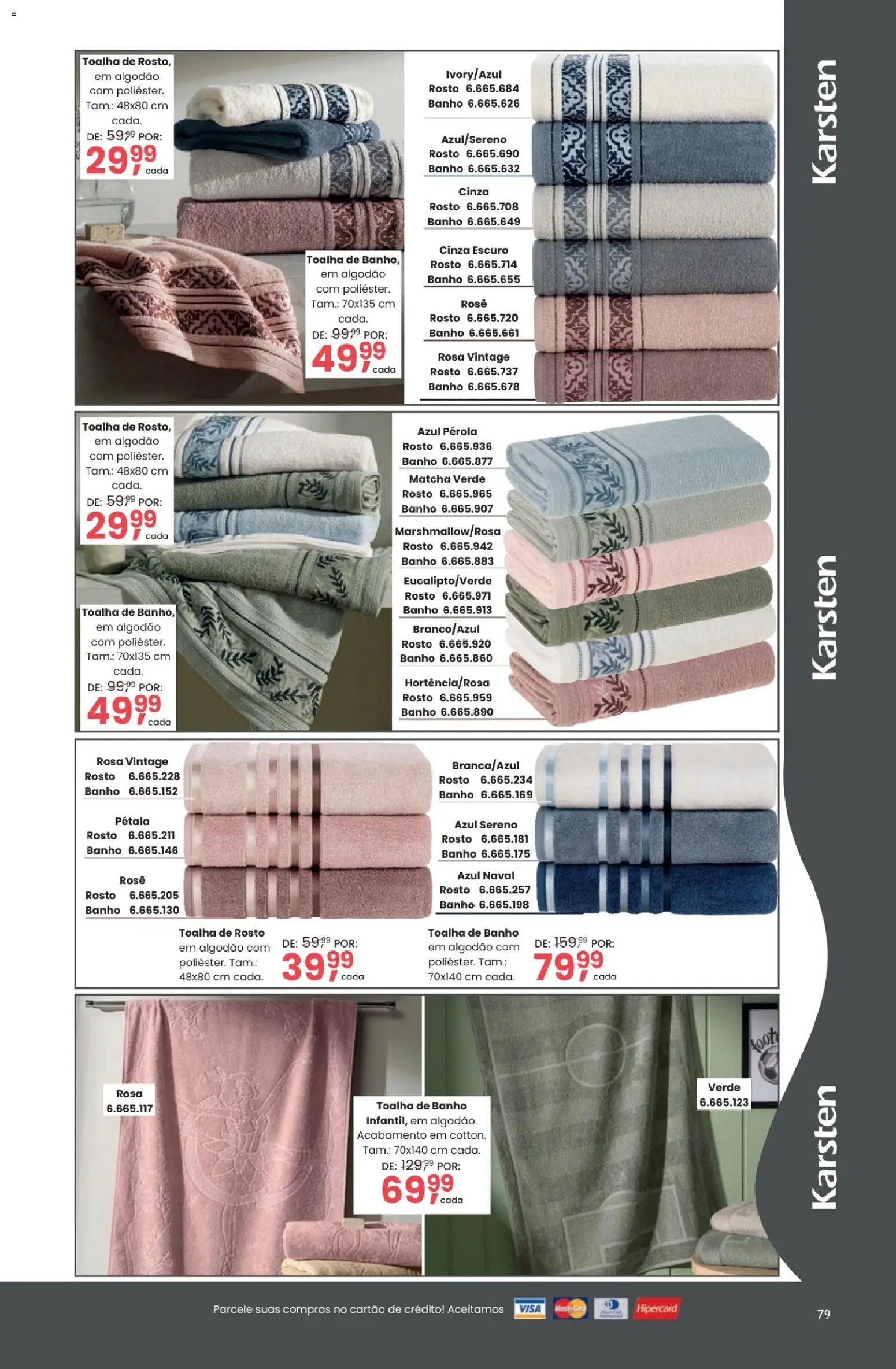 Quatro Estações Folheto - válido de 03.03.2026 | Página: 79 | Produtos: Matchá, Toalha de banho, Algodão