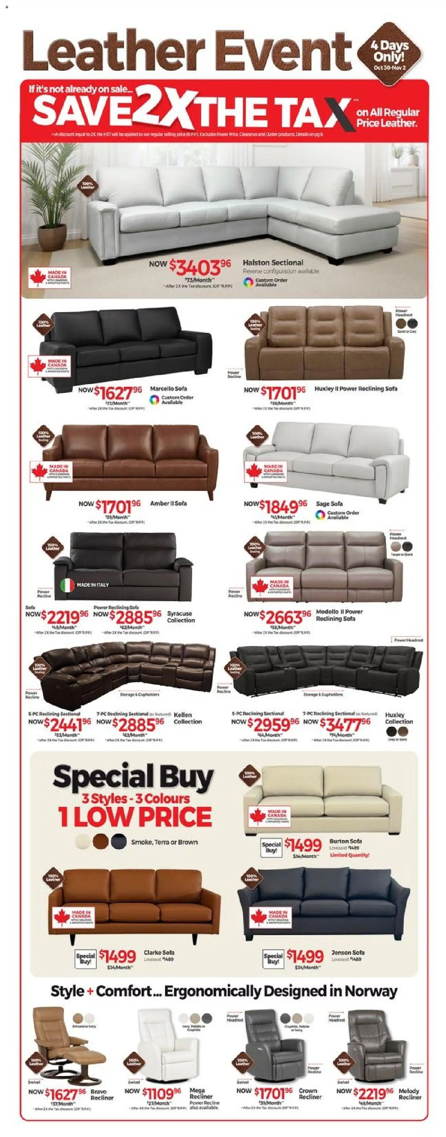 Tepperman's flyer valid from 30.10.2025 | Page: 6 | Products: Sofa