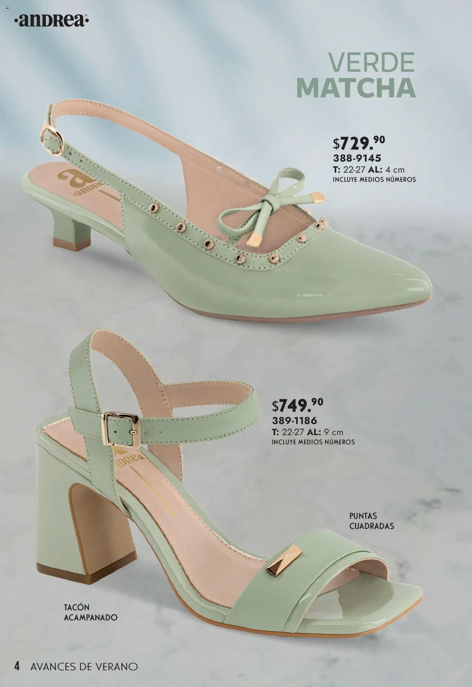 Nuevas ofertas de Andrea válidas en toda la República Mexicana desde el 22.03.2026. ¡Encuentra las mejores ofertas en Andrea catálogo Avances de Verano! | Página: 4