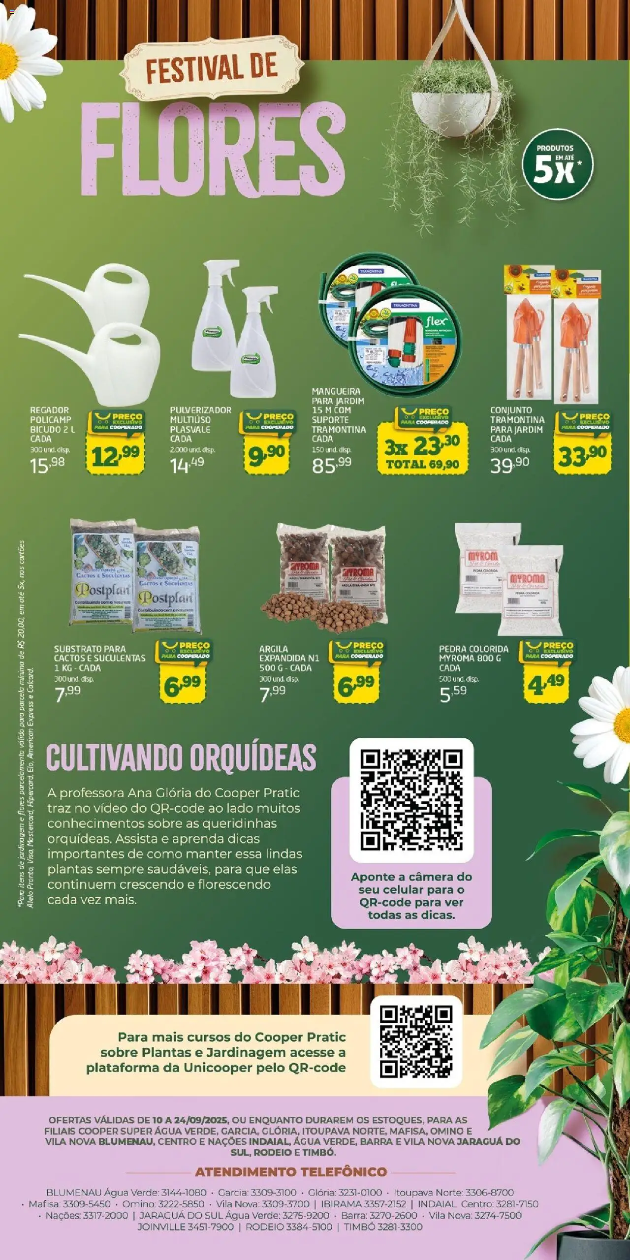 Cooper Folheto - válido de 10.09.2025 | Página: 4 | Produtos: Celular, Mangueira, Flores, Vídeo