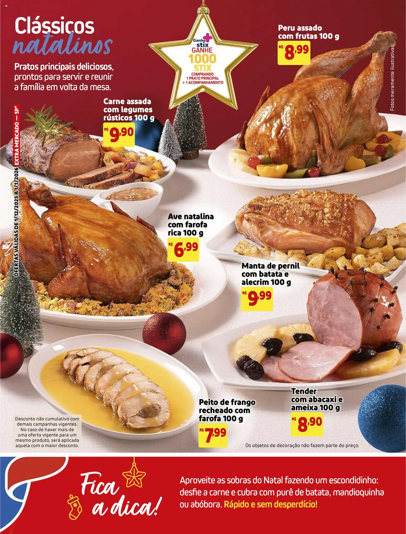 Extra Folheto - válido de 01.12.2025 | Página: 4 | Produtos: Tender, Mandioquinha, Batata, Frango