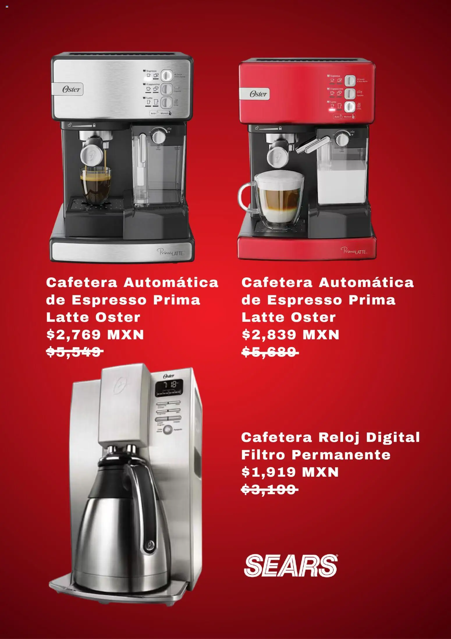 Nuevas ofertas de Sears válidas en toda la República Mexicana desde el 13.11.2025. ¡Encuentra las mejores ofertas en Sears Buen Fin! | Página: 5 | Productos: Cafetera, Reloj