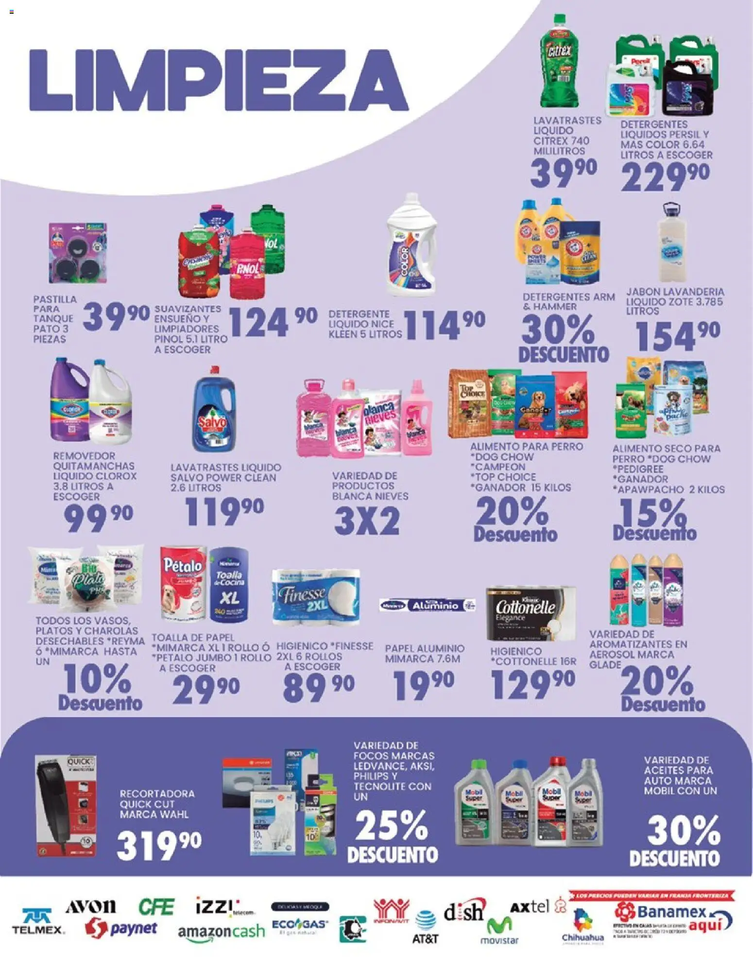 Nuevas ofertas de Alsuper válidas en toda la República Mexicana desde el 20.02.2026. ¡Encuentra las mejores ofertas en Alsuper folleto Chihuahua-Estado! | Página: 5 | Productos: Detergente, Toalla, Bowl, Jabón