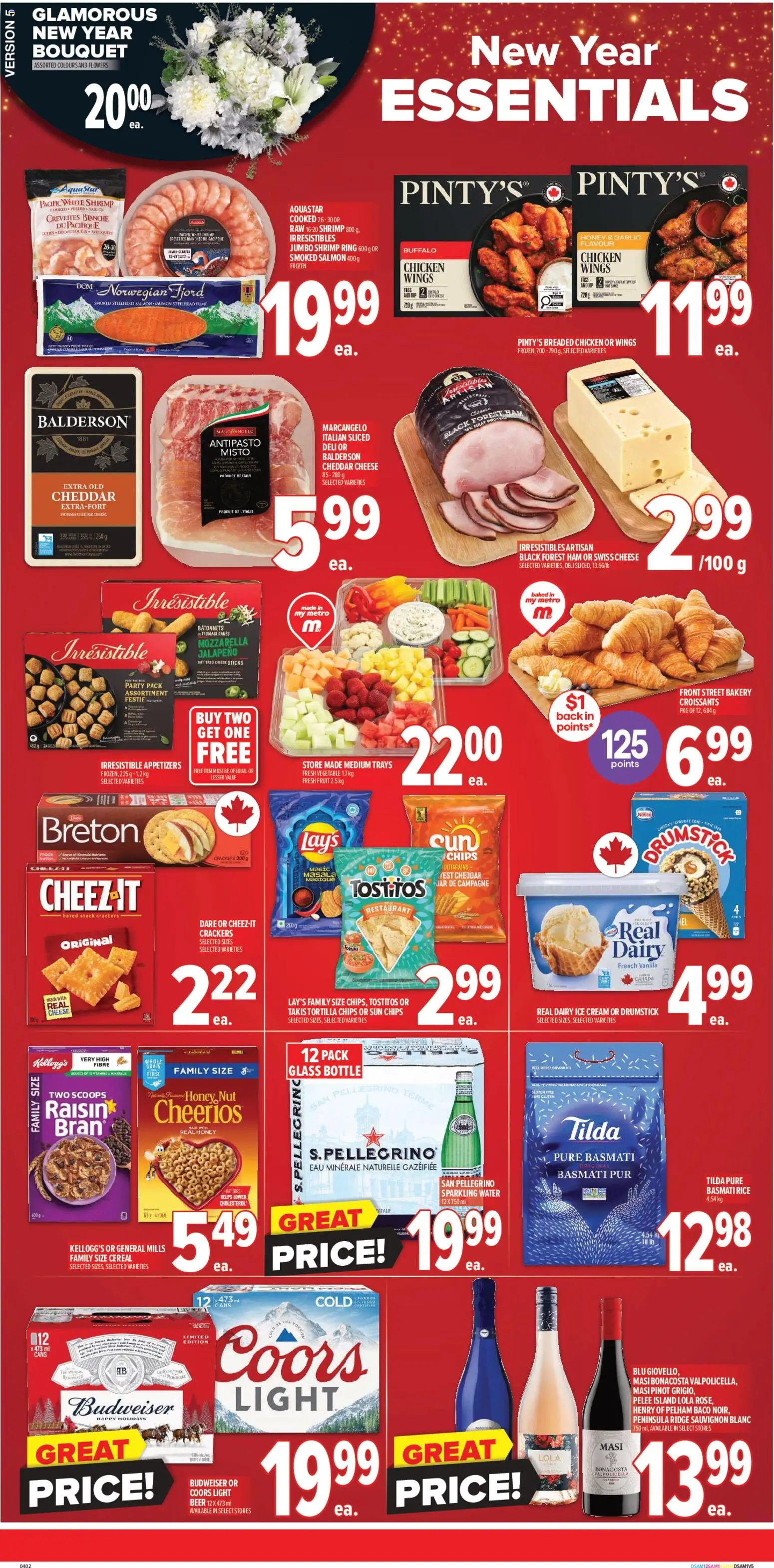 Metro flyer valid from 25.12.2025 | Page: 2 | Products: Cream, Ice cream, Cheese, Chicken