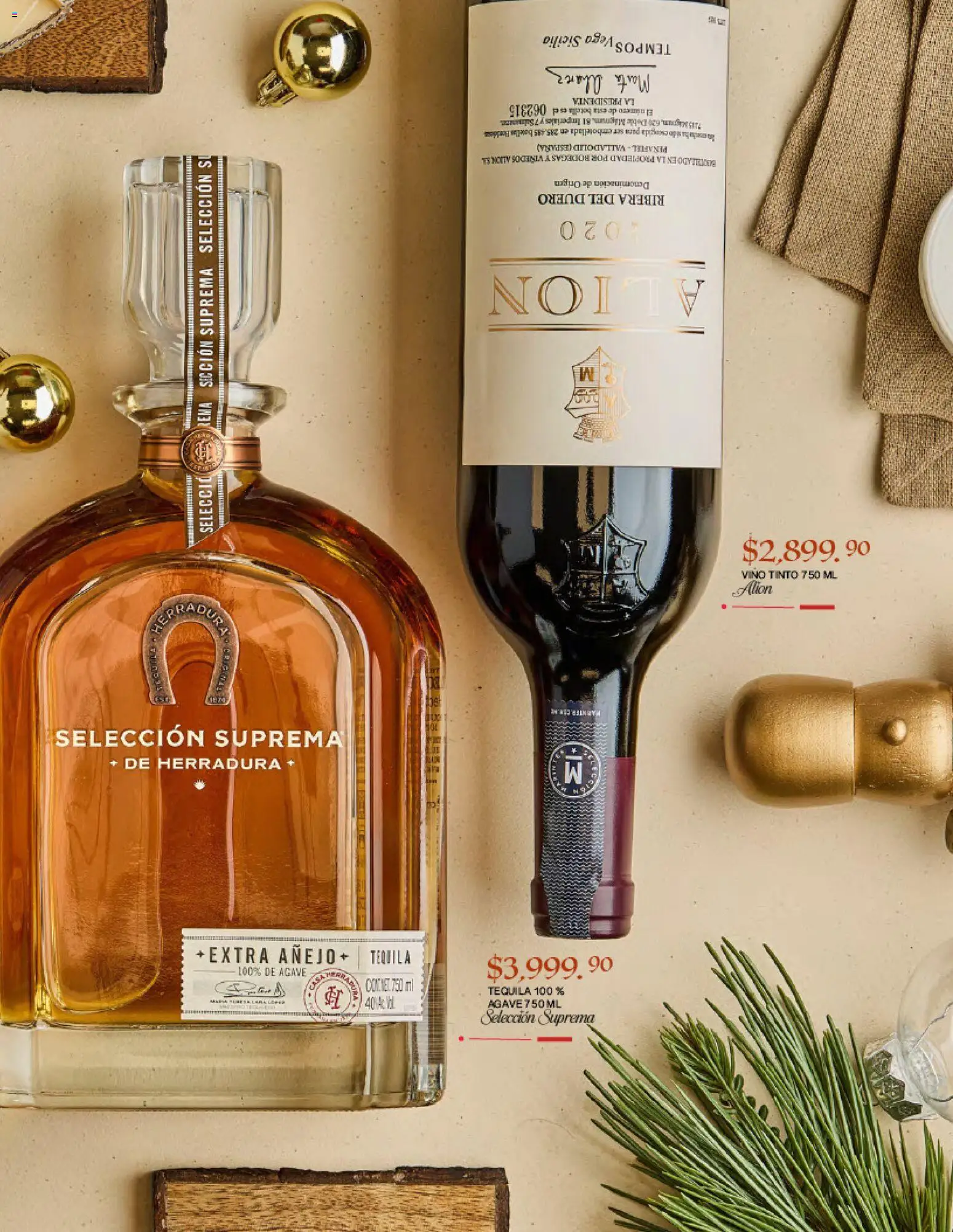 Nuevas ofertas de Alsuper válidas en toda la República Mexicana desde el 25.11.2025. ¡Encuentra las mejores ofertas en Alsuper folleto Gourmet Laguna, Saltillo, Durango, Zacatecas! | Página: 23 | Productos: Tequila, Botella, Vino