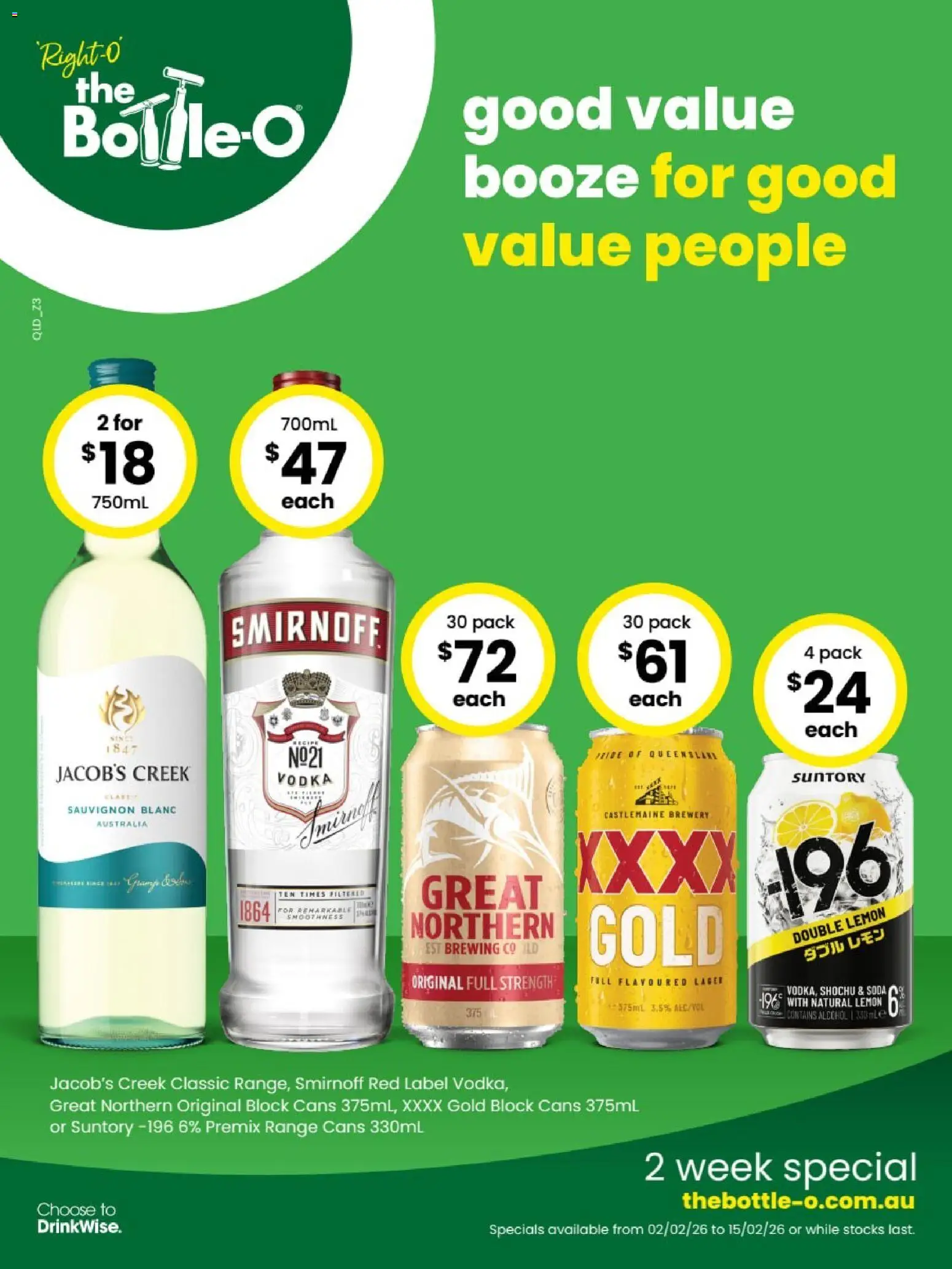 The Bottle-O catalogue - valid from 02.02.2026 | Page: 1