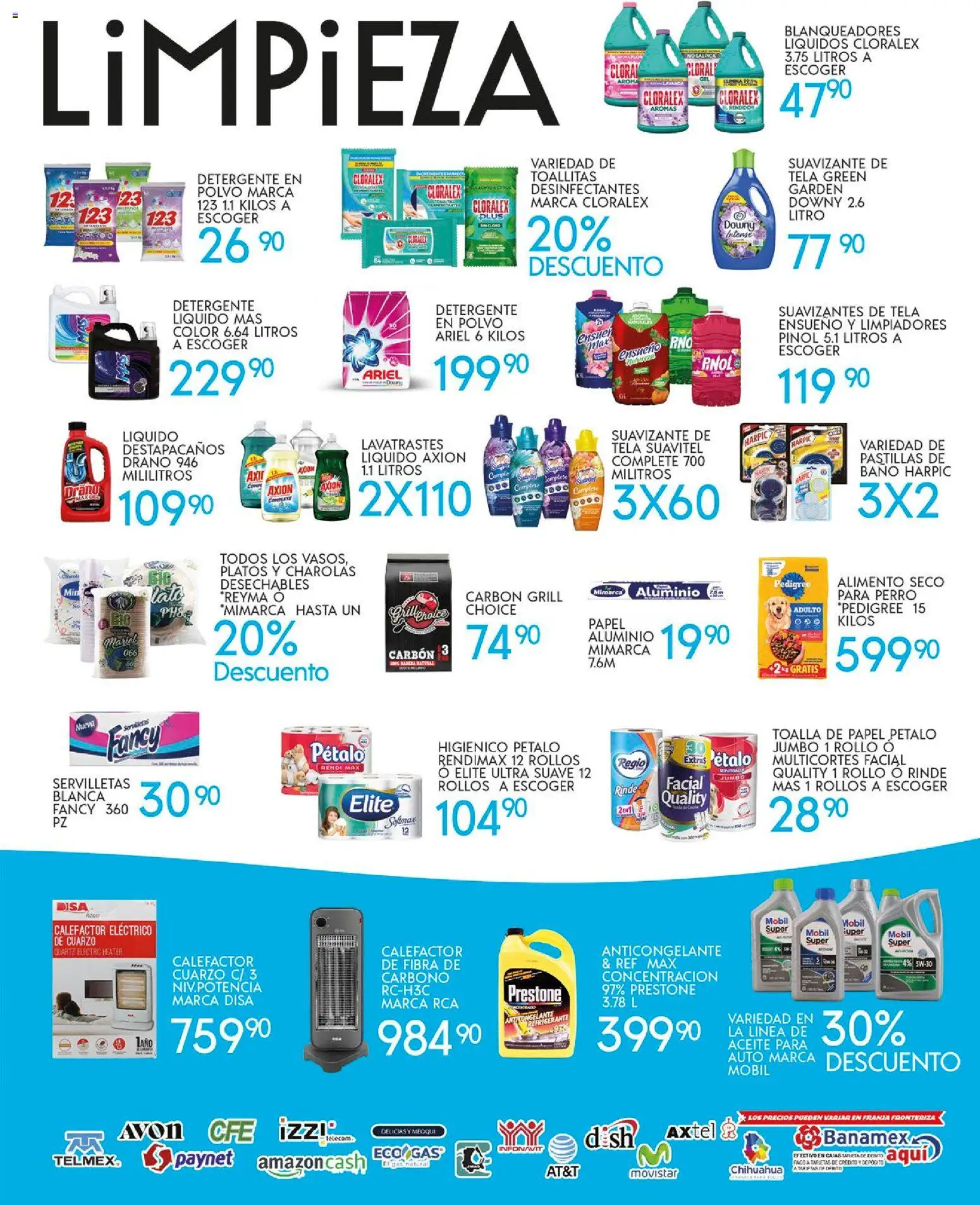 Nuevas ofertas de Alsuper válidas en toda la República Mexicana desde el 24.10.2025. ¡Encuentra las mejores ofertas en Alsuper folleto Chihuahua-Estado! | Página: 5 | Productos: Detergente, Bowl, Polvo, Servilletas