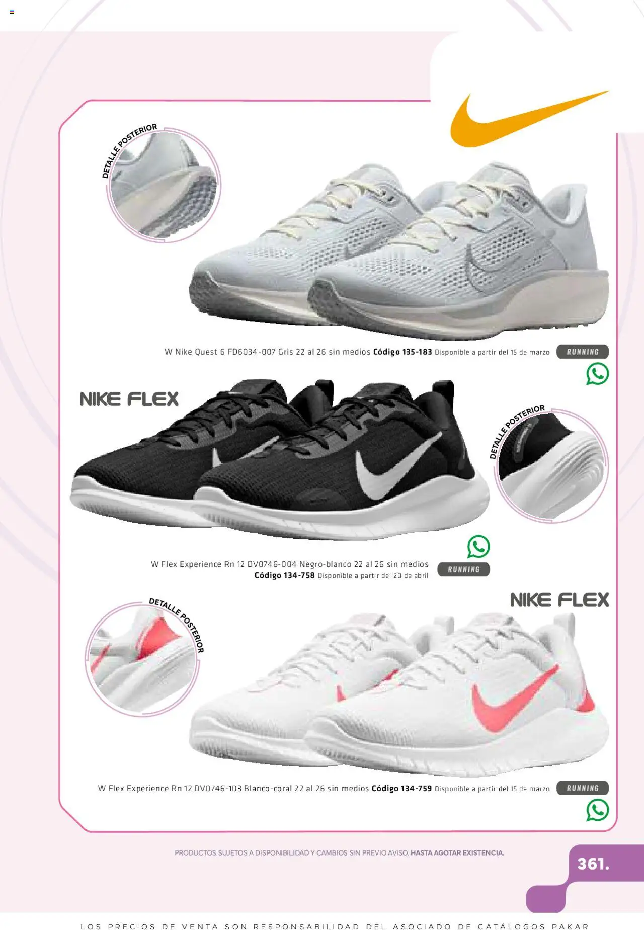 Nuevas ofertas de SC Pakar válidas en toda la República Mexicana desde el 06.03.2025. ¡Encuentra las mejores ofertas en SC Pakar catálogo Women! | Página: 361