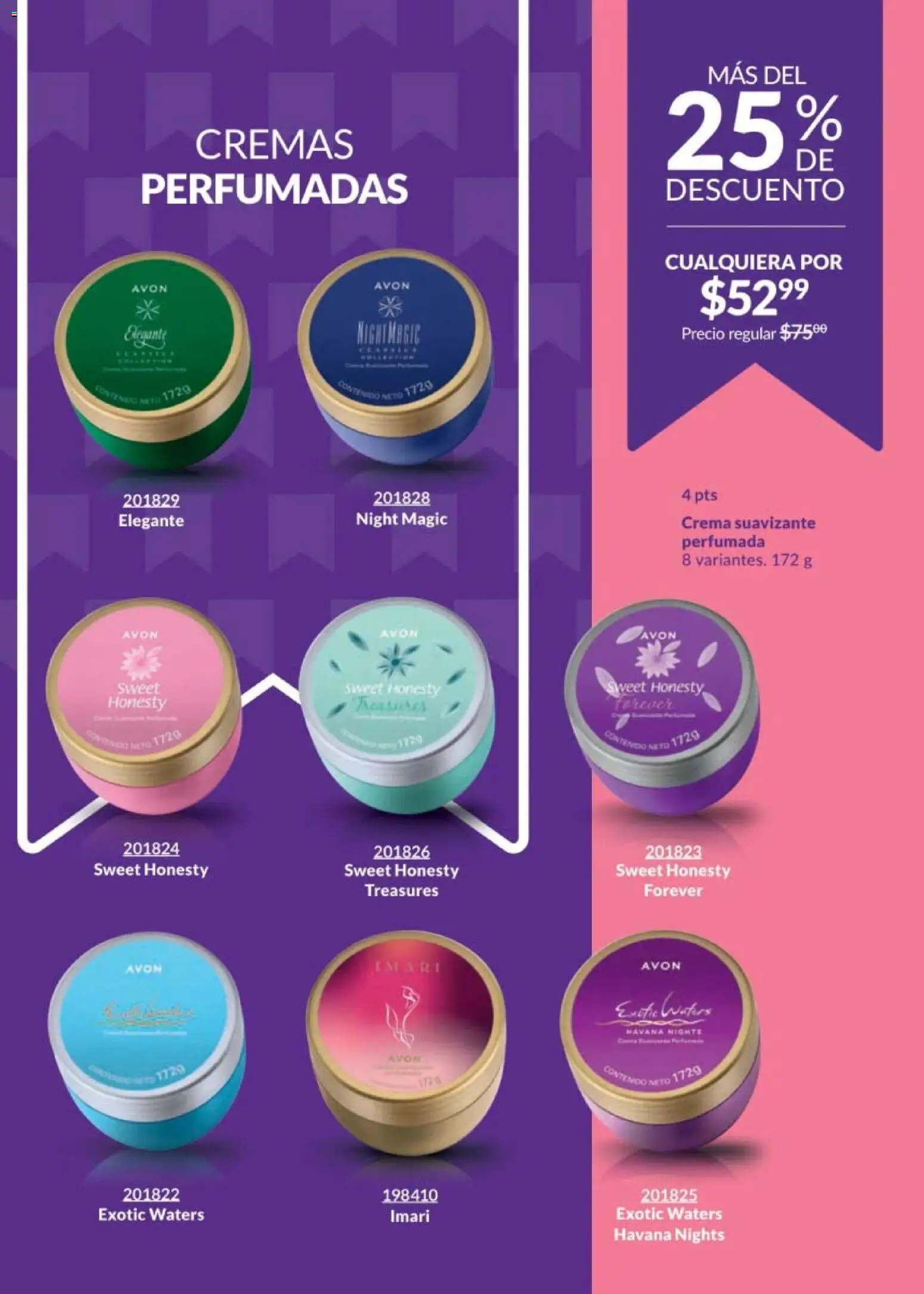 Nuevas ofertas de AVON válidas en toda la República Mexicana desde el 30.01.2026. ¡Encuentra las mejores ofertas en AVON campaña 3 2026! | Página: 131 | Productos: Crema, Suavizante