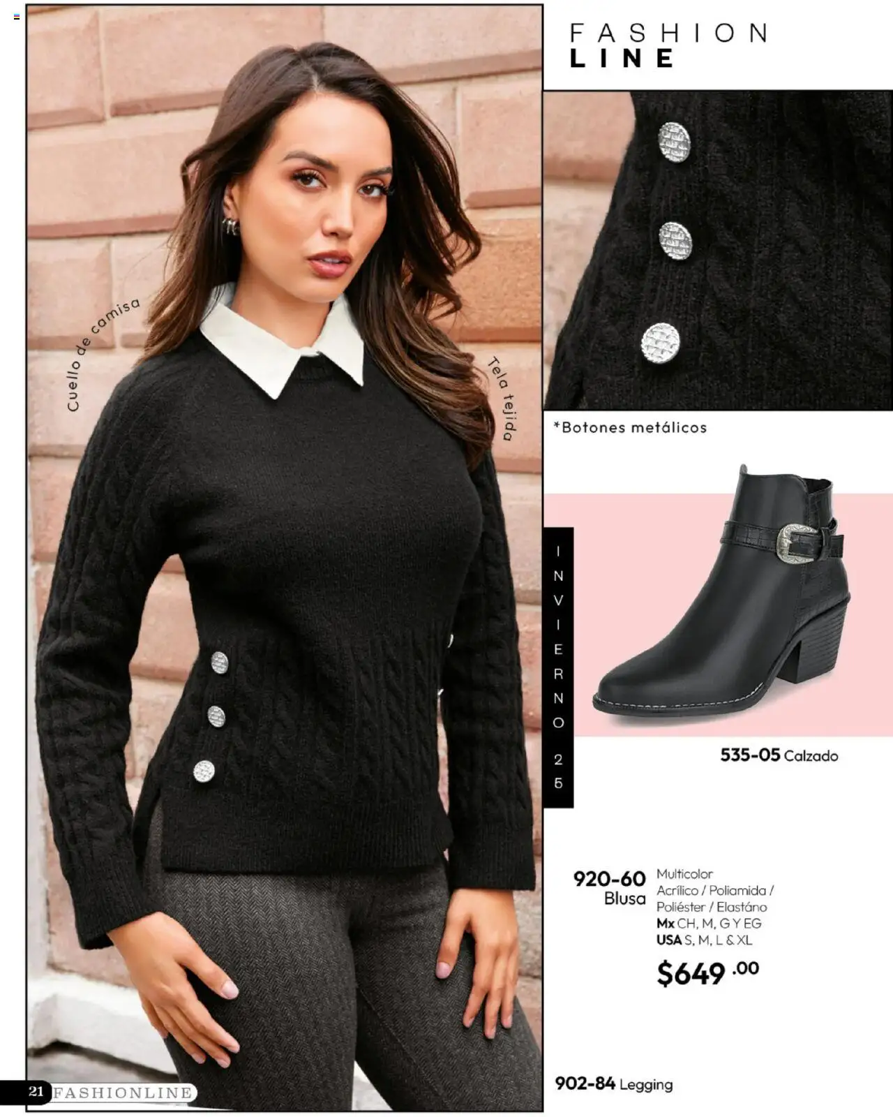 Nuevas ofertas de Cklass válidas en toda la República Mexicana desde el 16.09.2025. ¡Encuentra las mejores ofertas en Cklass - Catálogo Invierno Calzado! | Página: 241 | Productos: Blusa, Camisa