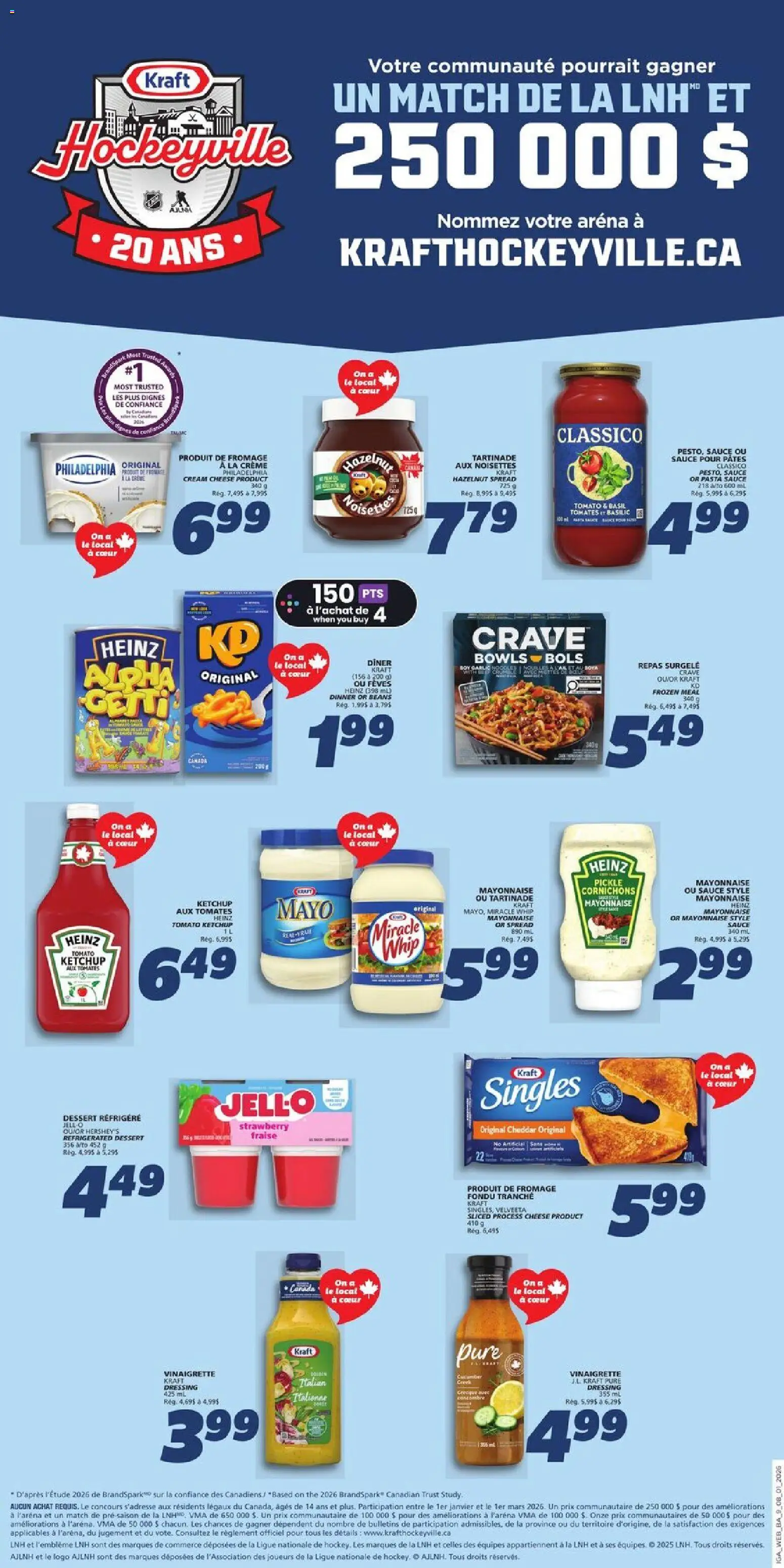 IGA flyer valid from 08.01.2026 | Page: 11 | Products: Pasta, Ketchup, Cream, Cheese