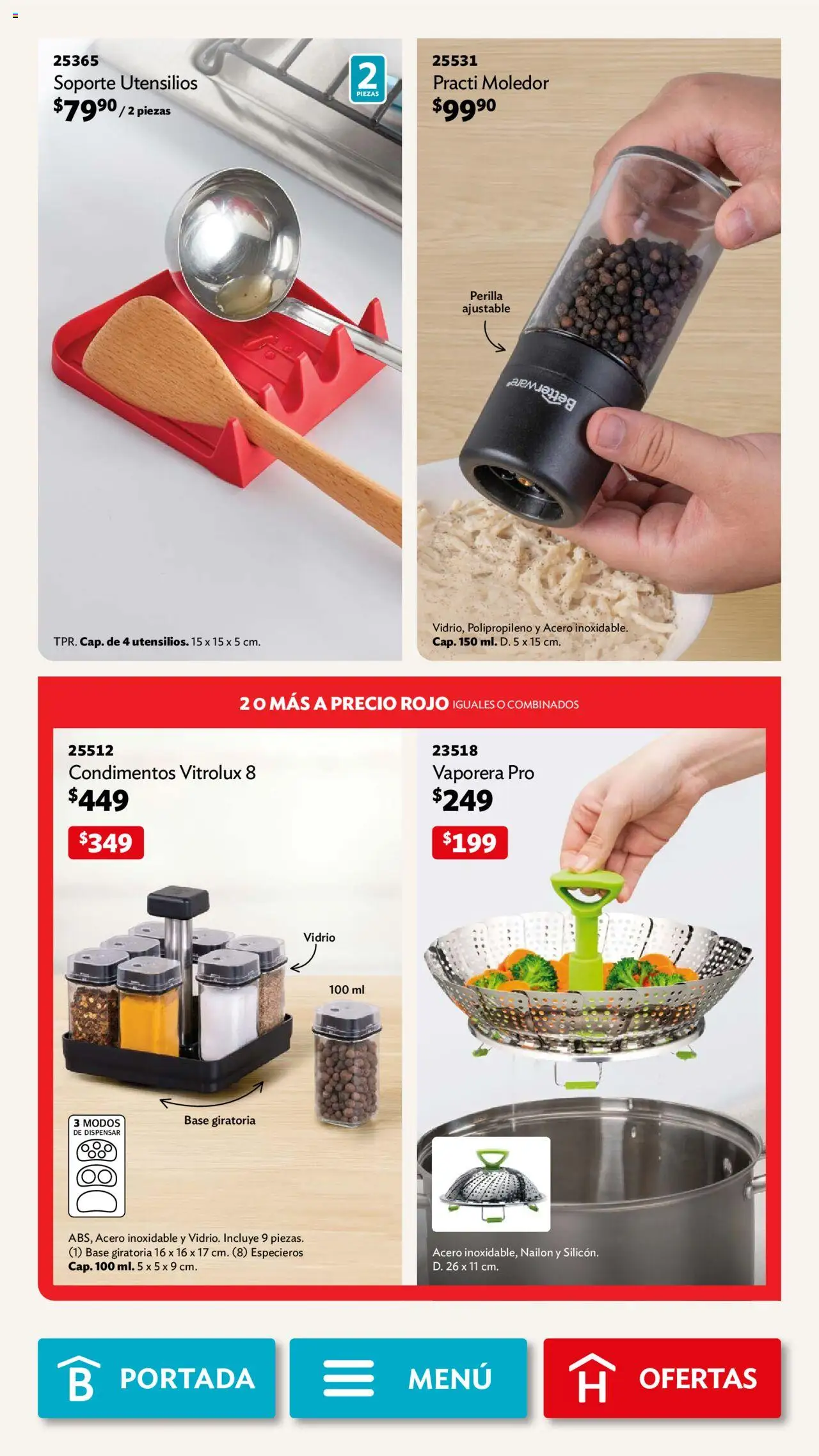 Nuevas ofertas de Betterware válidas en toda la República Mexicana desde el 29.09.2025. ¡Encuentra las mejores ofertas en Betterware - Campaña 10 2025! | Página: 39 | Productos: Vaporera
