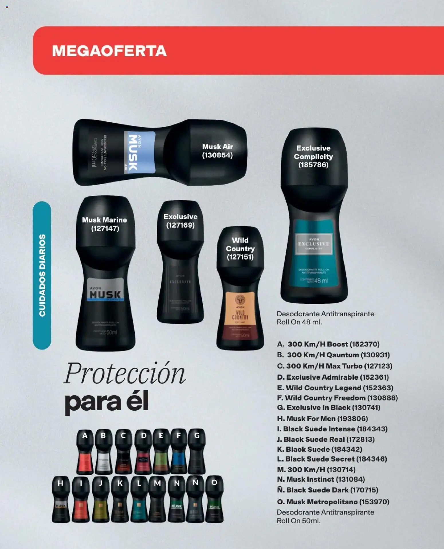 Avon revista - valida desde el 25.03.2026 | Página: 162 | Productos: Desodorante, Antitranspirante