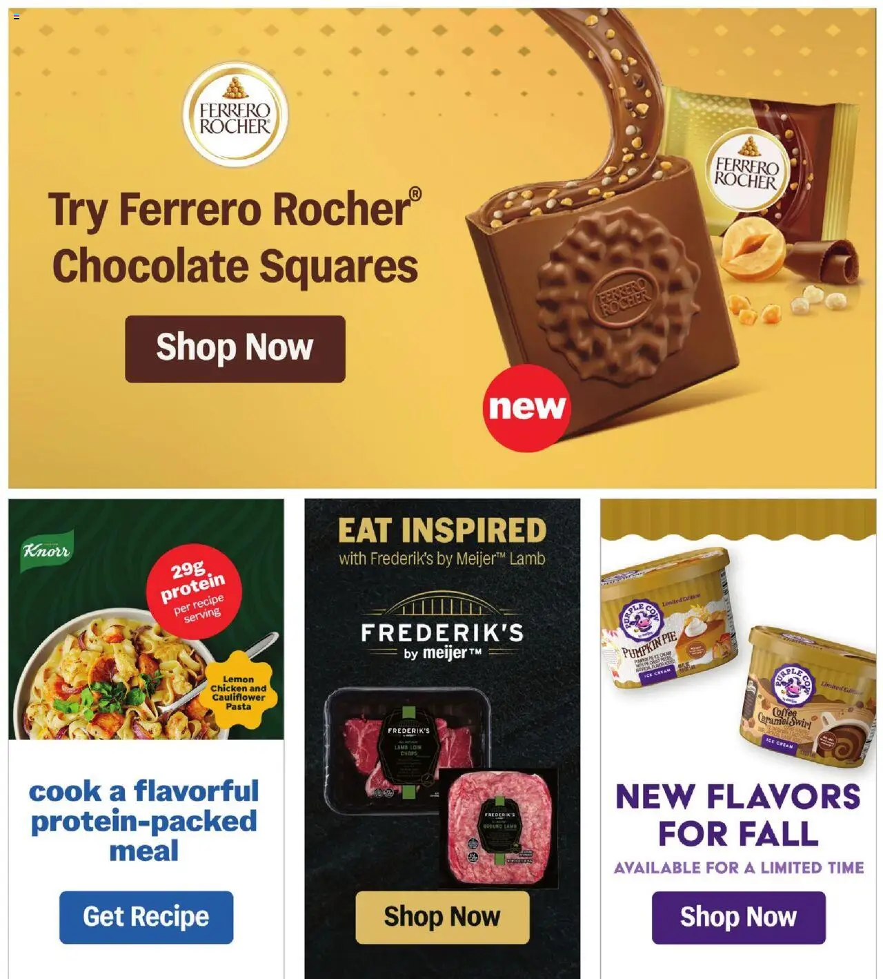 Meijer Weekly Ad - valid from 24.09.2025 | Page: 41 | Products: Coffee, Cream, Ice cream, Cauliflower