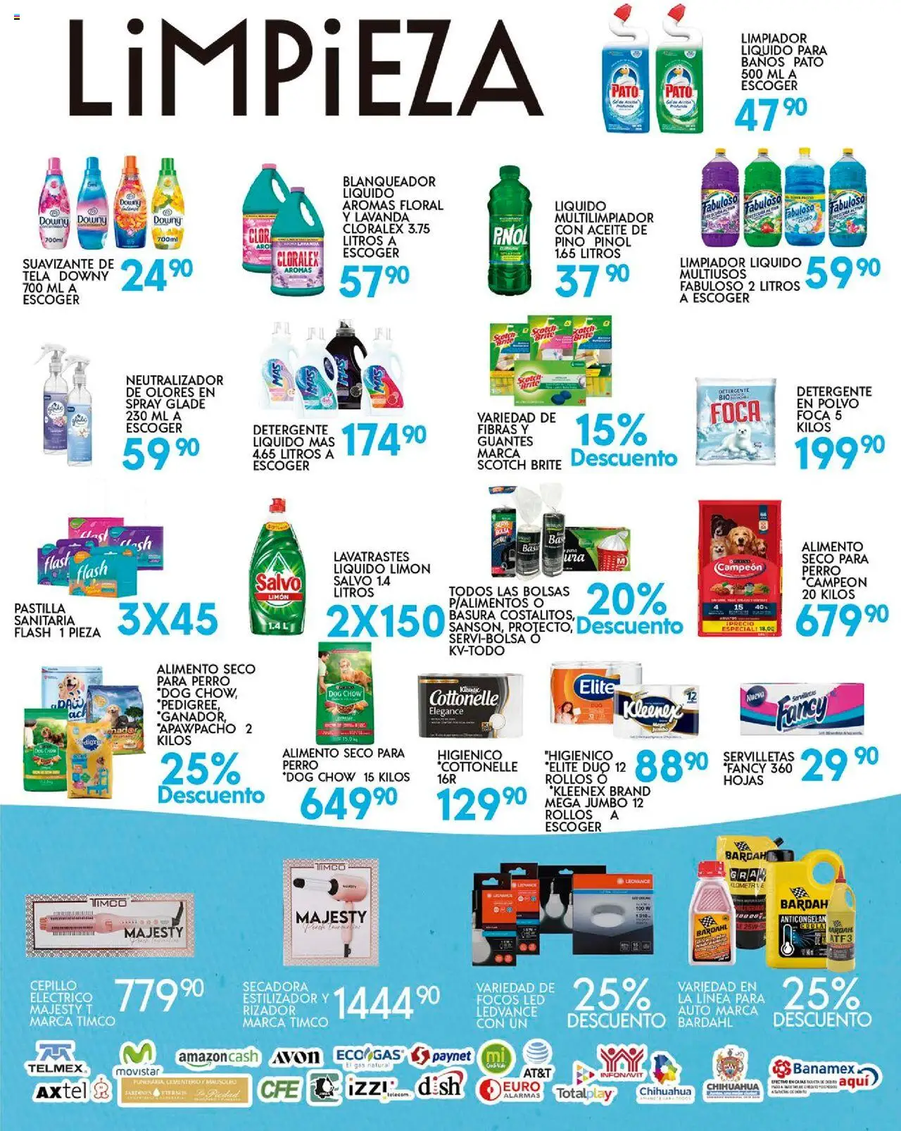 Nuevas ofertas de Alsuper válidas en toda la República Mexicana desde el 16.09.2025. ¡Encuentra las mejores ofertas en Alsuper - Folleto! | Página: 5 | Productos: Guantes, Cepillo, Aceite, Suavizante