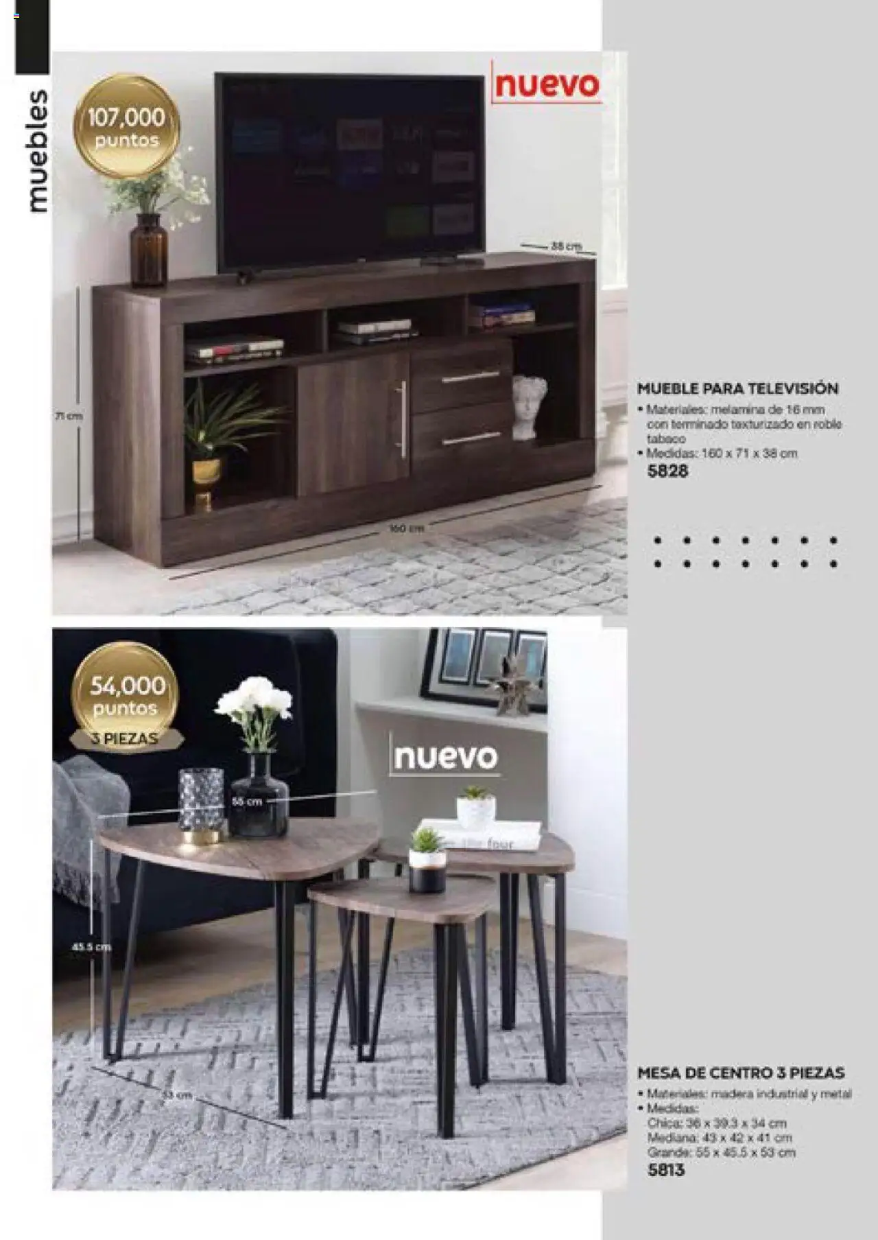 Nuevas ofertas de Fuller válidas en toda la República Mexicana desde el 13.06.2025. ¡Encuentra las mejores ofertas en Fuller catálogo Puntos! | Página: 38 | Productos: Mesa de centro, Mesa, Televisión