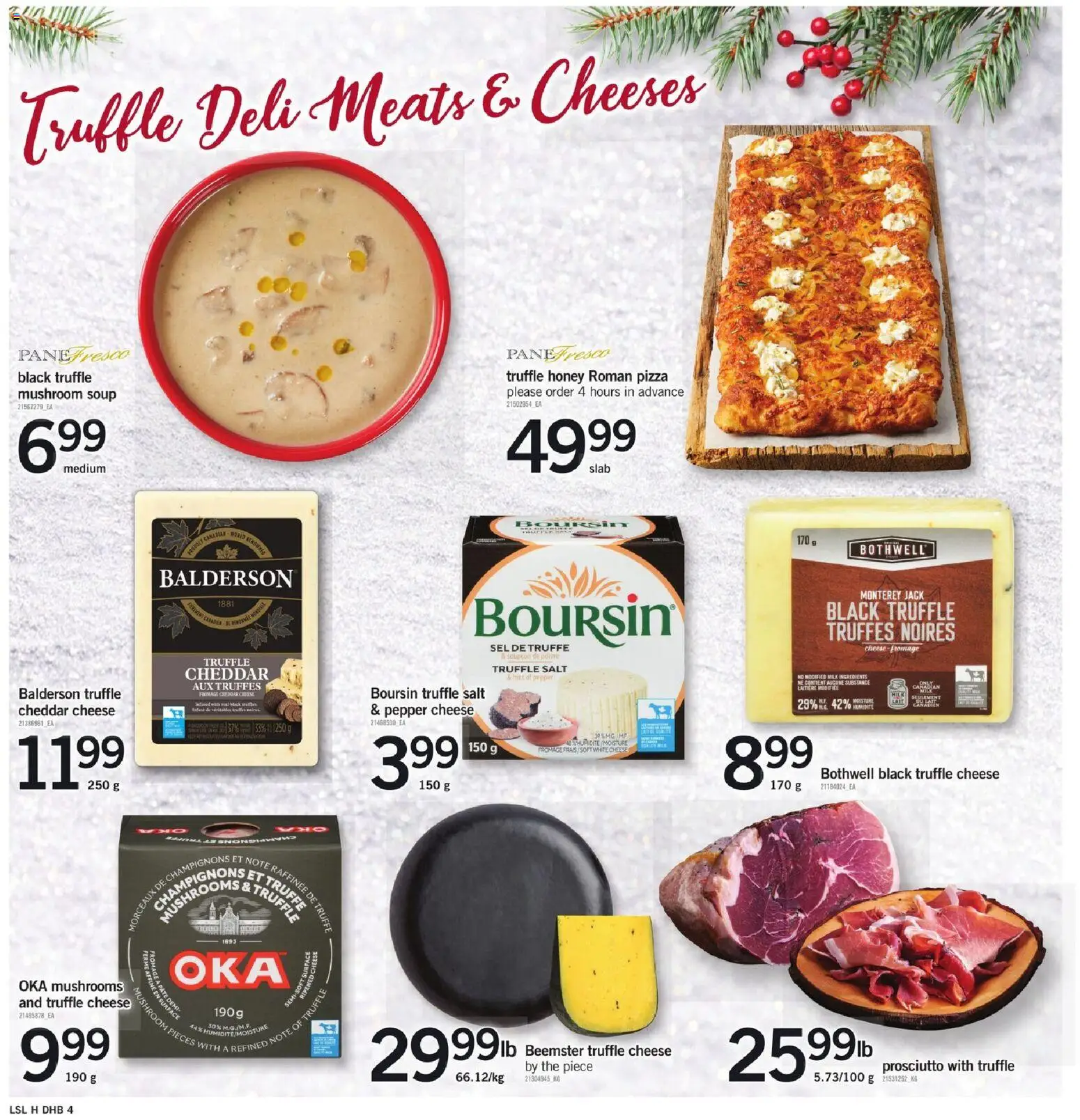 Loblaws flyer valid from 11.12.2025 | Page: 12 | Products: Milk, Cheese, Pizza