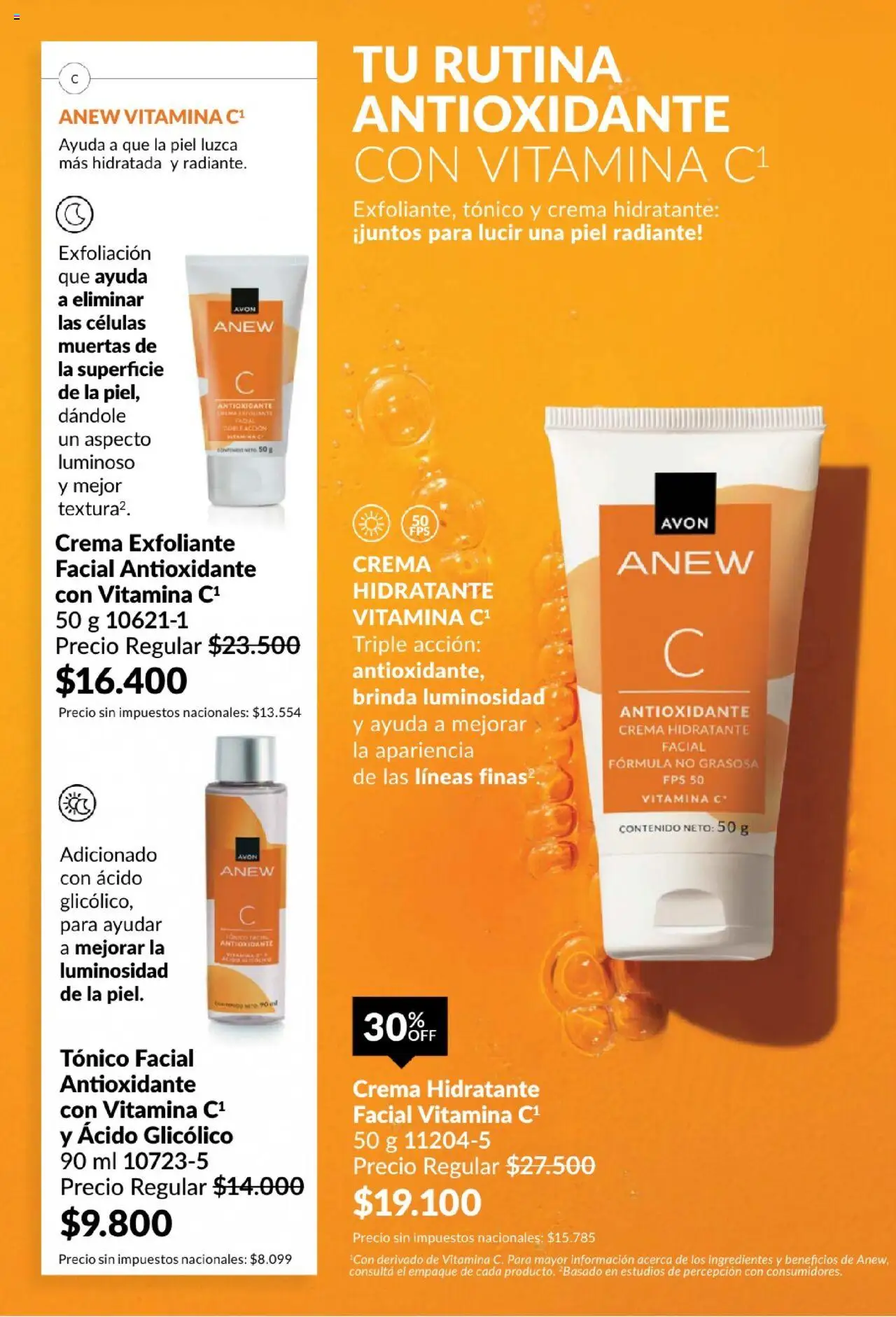 Catálogo AVON Campaña 10B │ válido desde el 03.06.2025 | Página: 10 | Productos: Exfoliante facial, Radiante, Crema