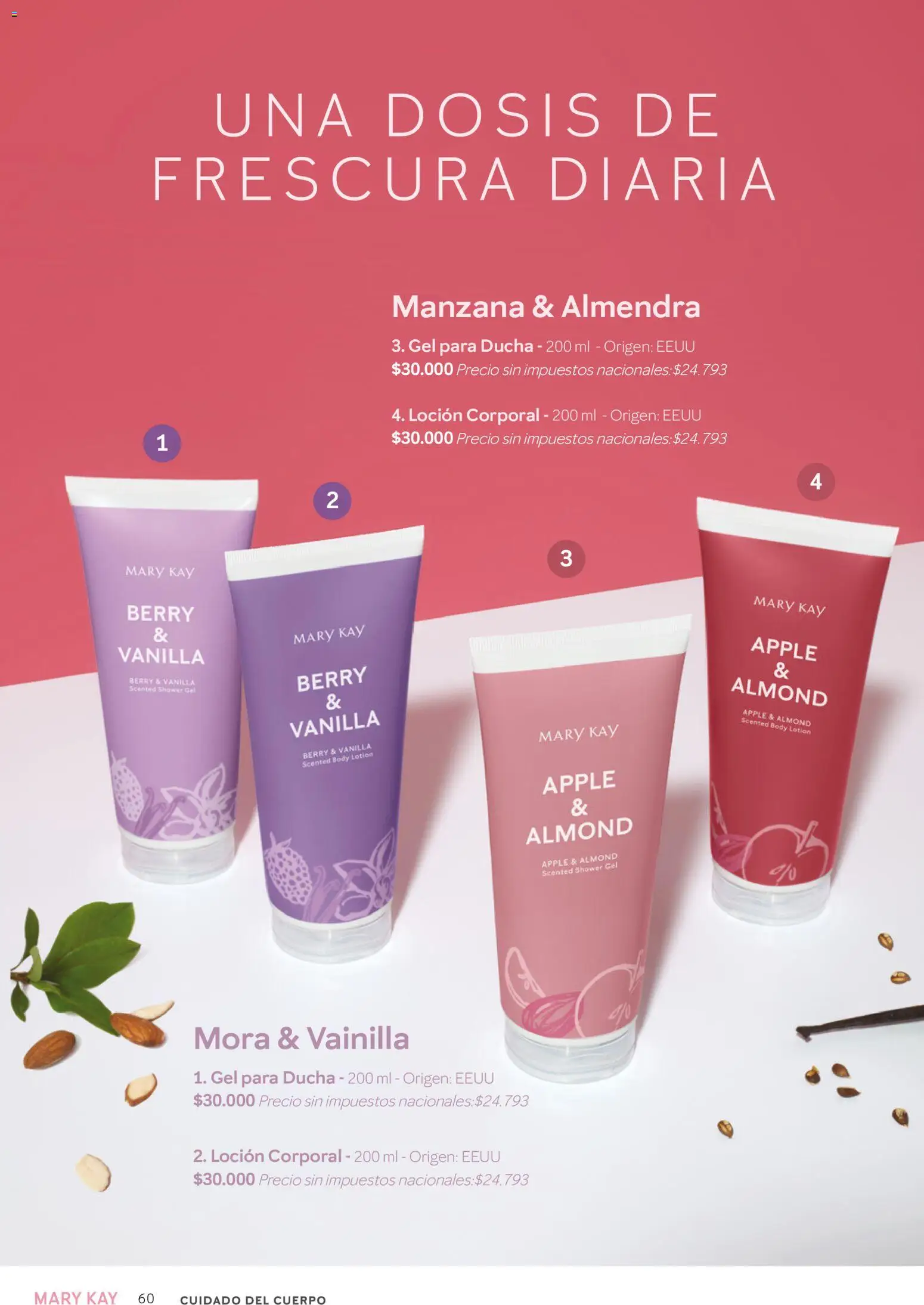 Mary Kay - Look Digital Otoño 2026 │ válido desde el 01.04.2026 | Página: 60 | Productos: Body, Ducha, Loción, Almendra