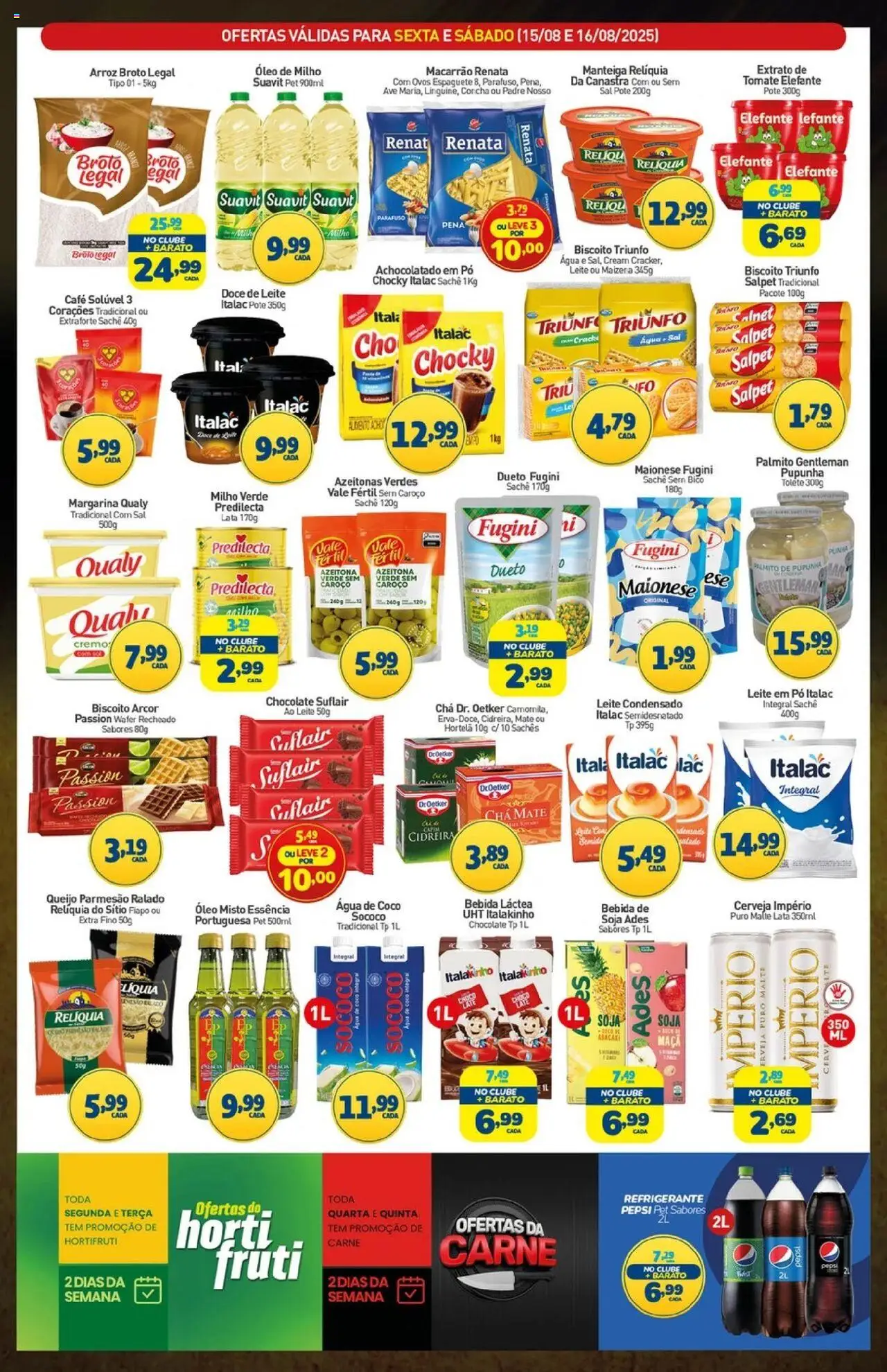 Rede Bom Lugar Folheto - válido de 15.08.2025 | Página: 2 | Produtos: Achocolatado, Arroz, Soja, Café solúvel