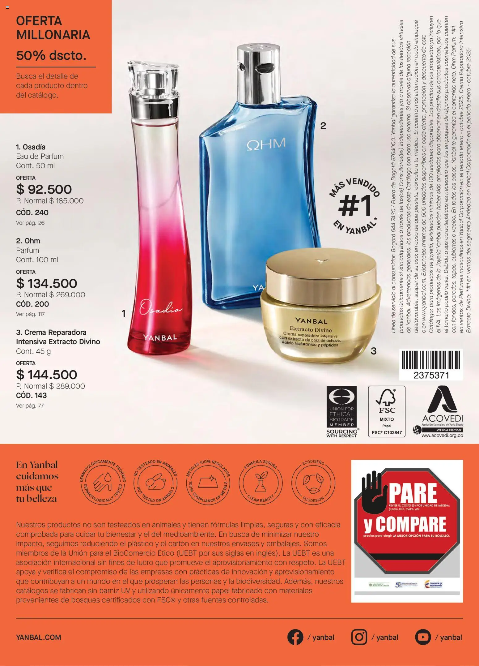 Yanbal revista - valida desde el 28.02.2026 | Página: 130 | Productos: Té, Crema, Caso